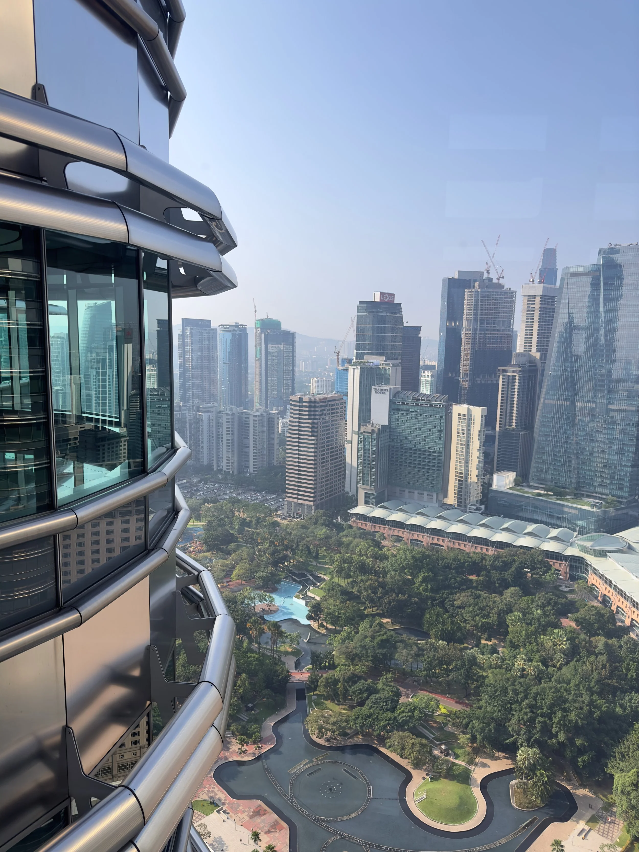 KLCC Park from the Skybridge