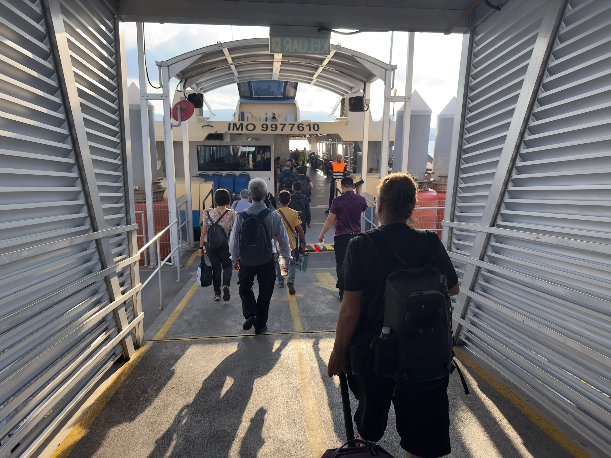 Onto the Ferry to George Town