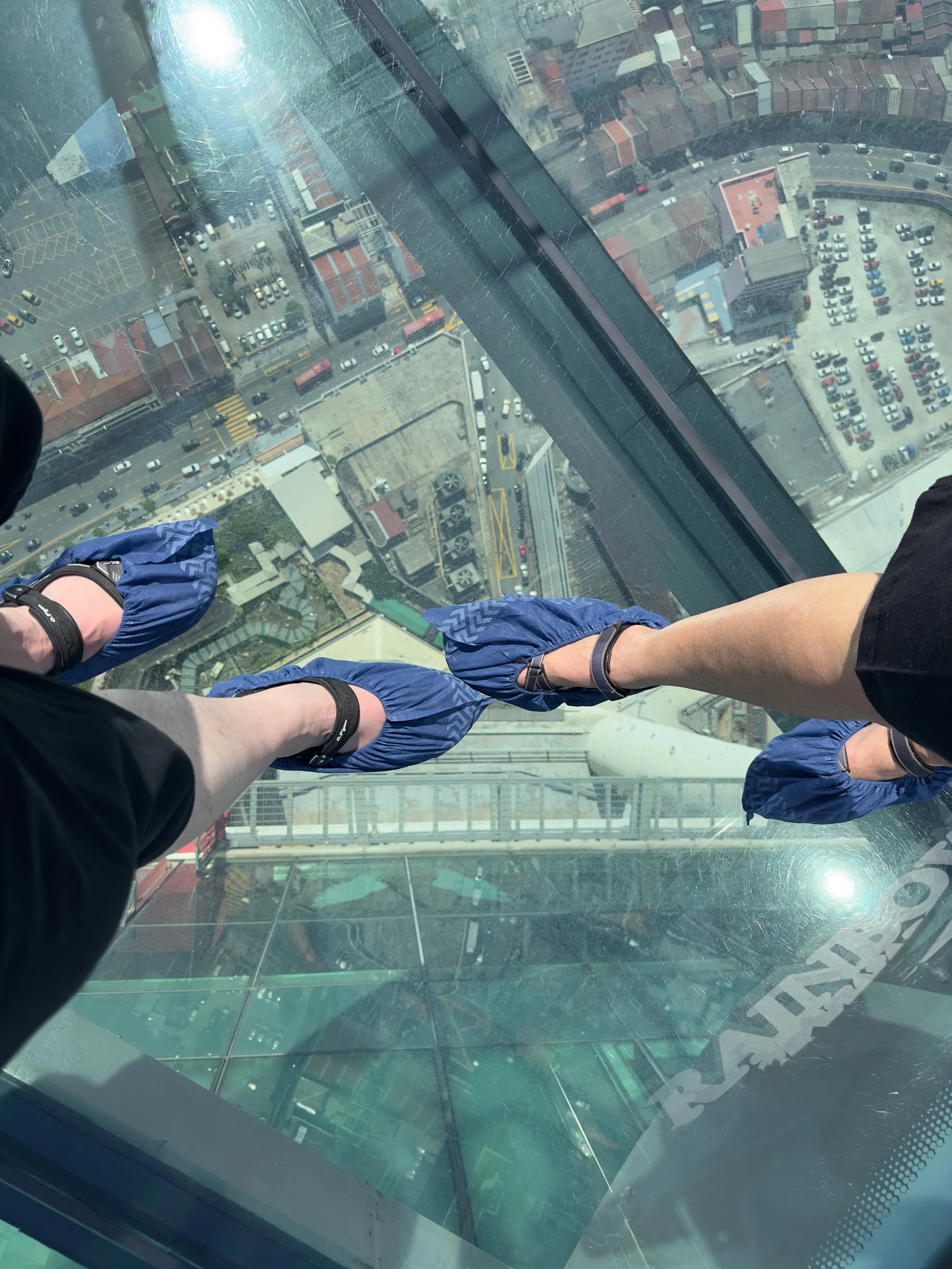 Fancy Shoe covers, Rainbow Bridge walk, The Top