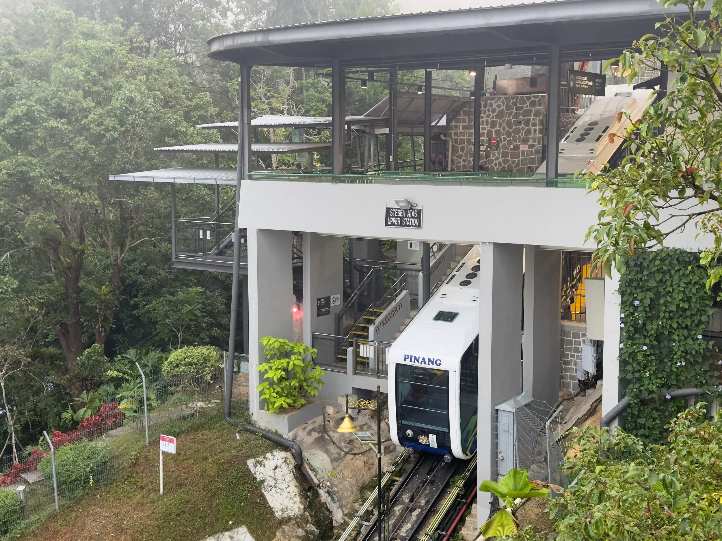 Upper Station, Penang Hill Funicular