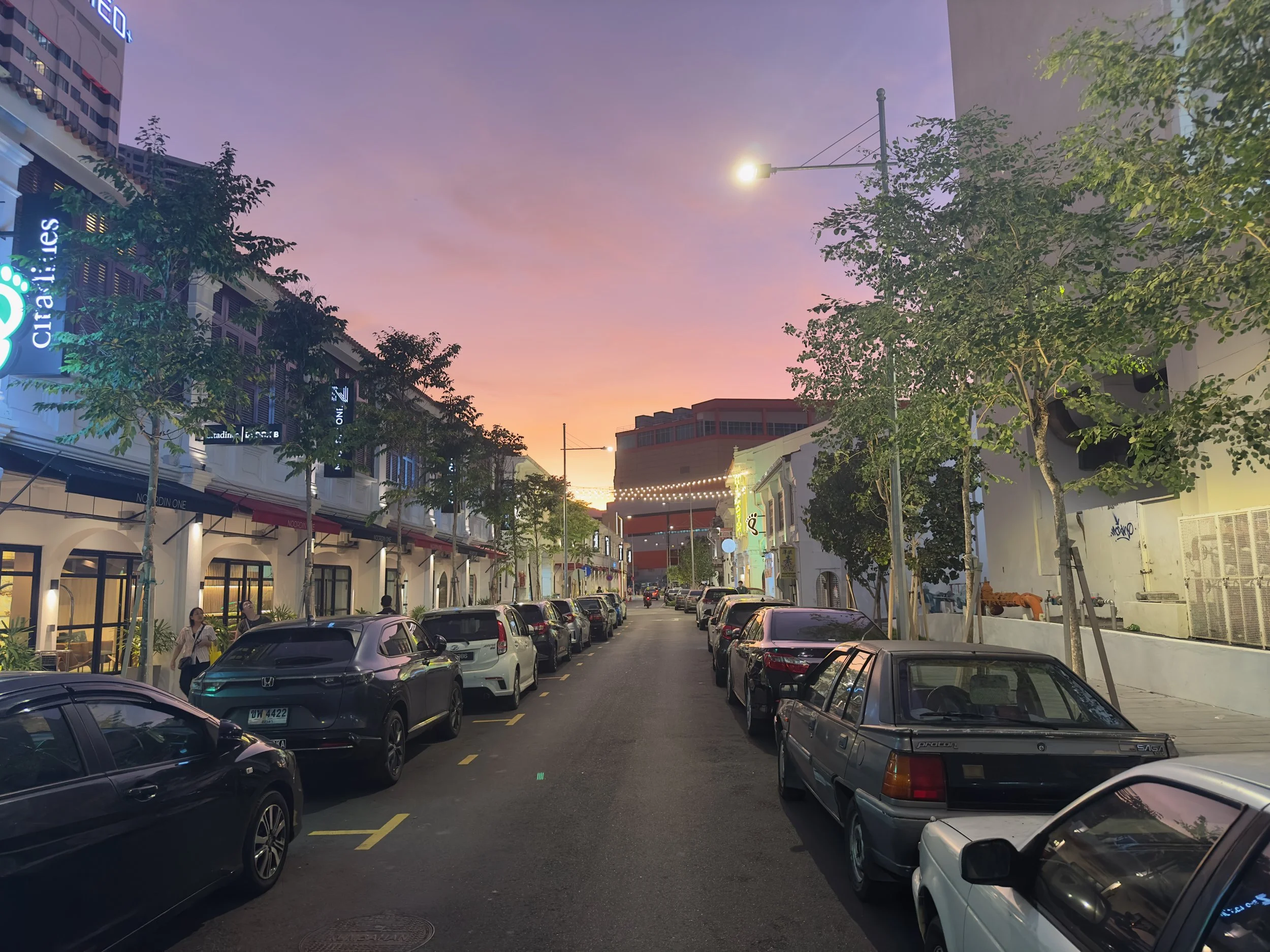 Lebuh Noordin at Sunset