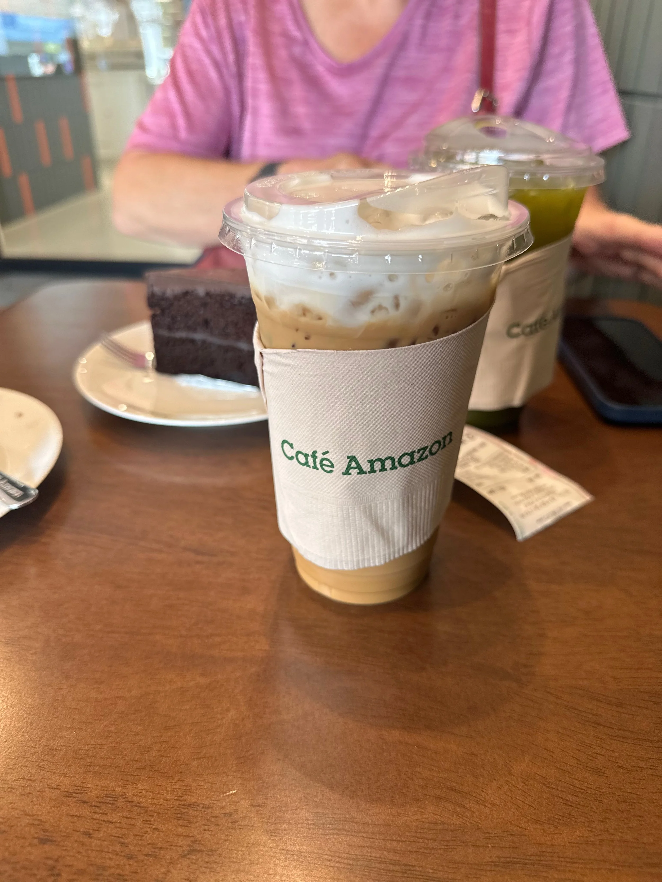 Coffee and Cake,  Cafe Amazon