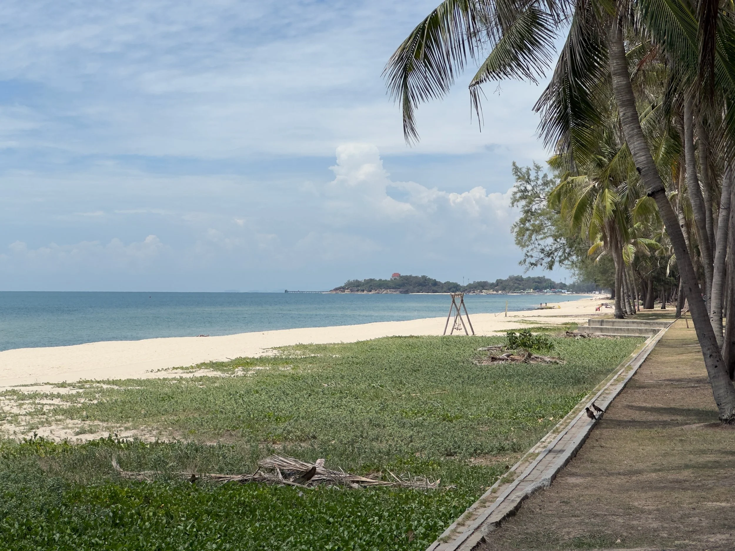 Chalatat Beach looking south, Songkla