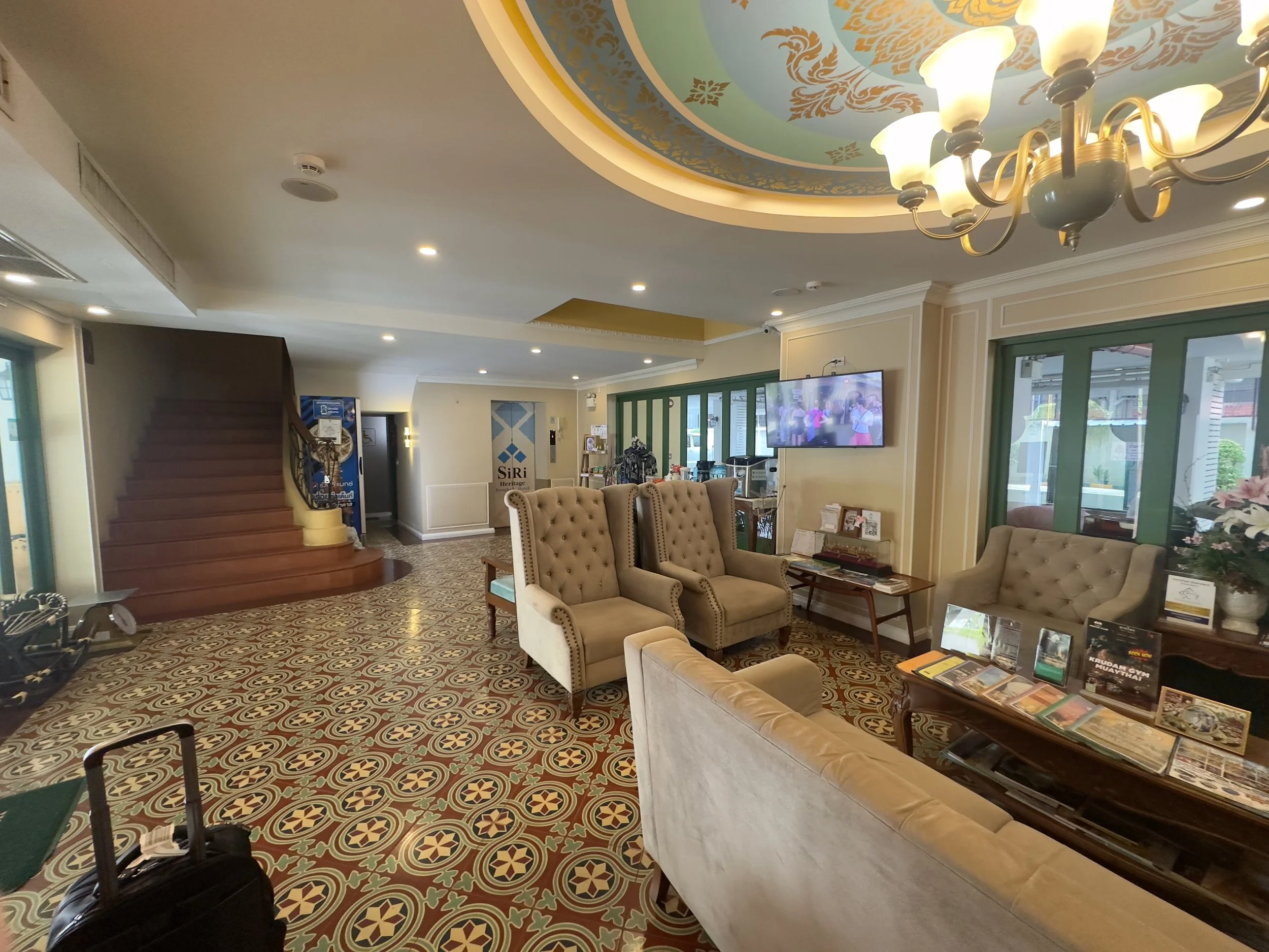 Siri Heritage Hotel reception