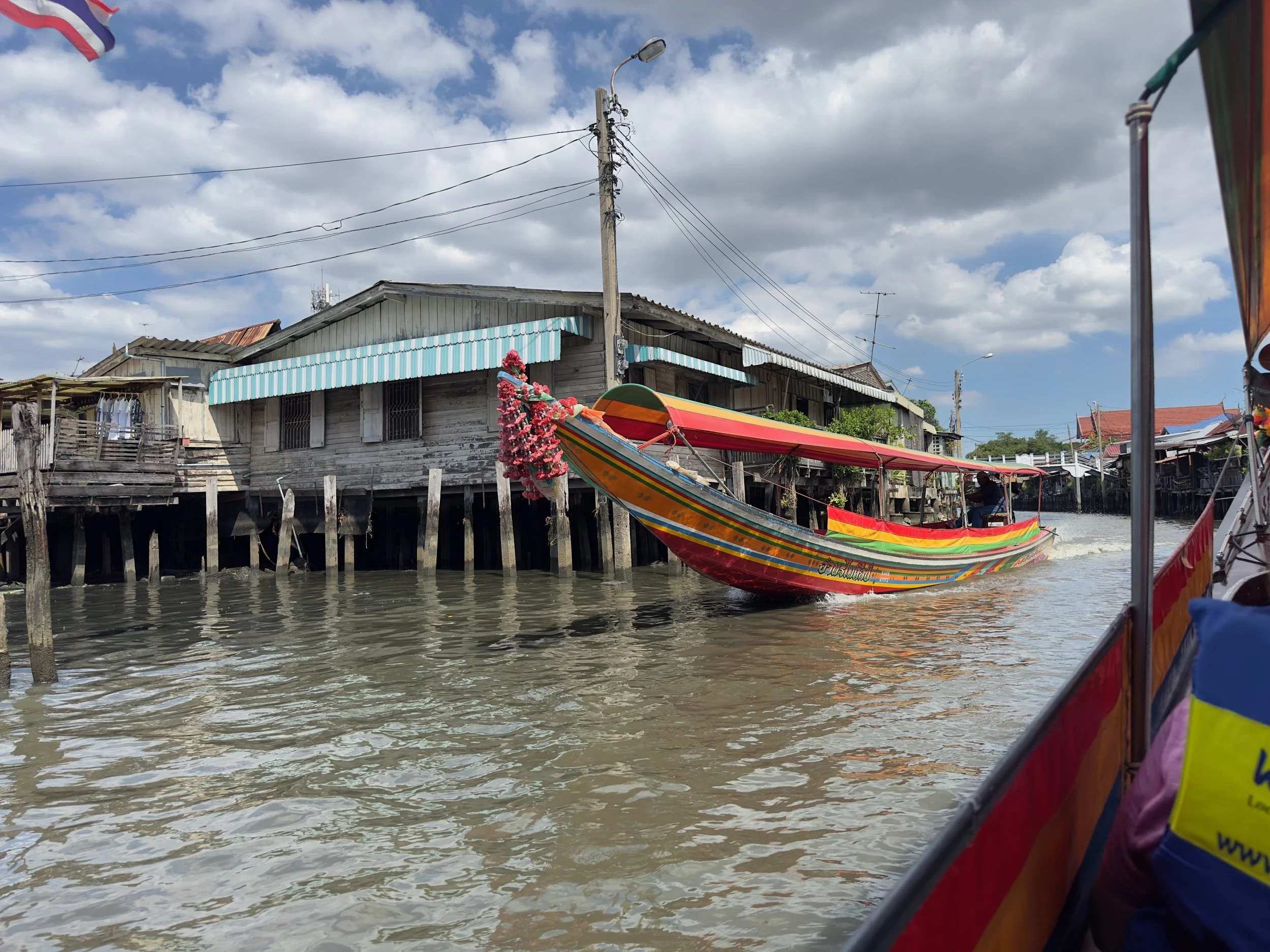 Long Tail Boat on the Khlong Mon Canal