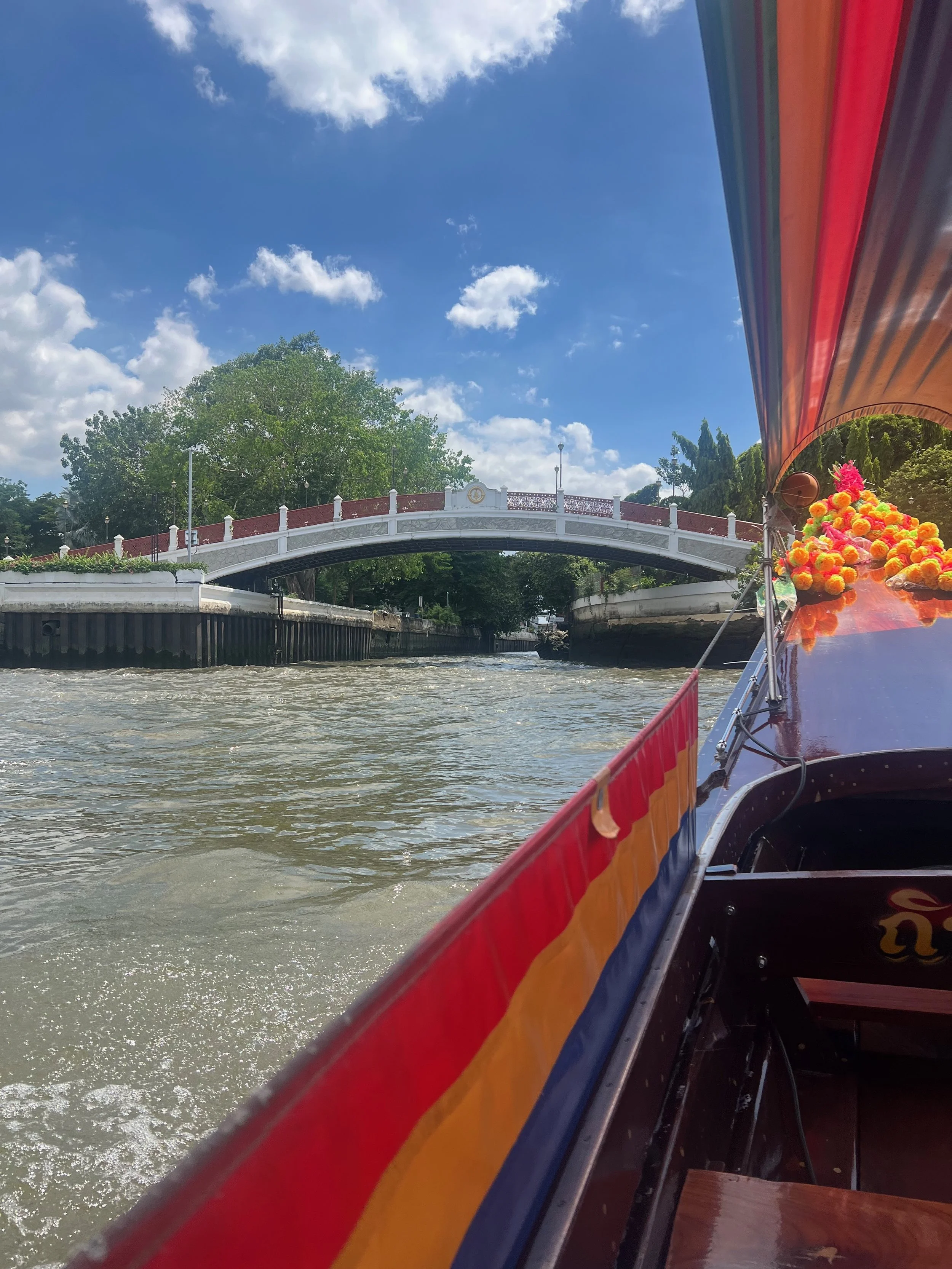 Entering the Khlon Mon Canal