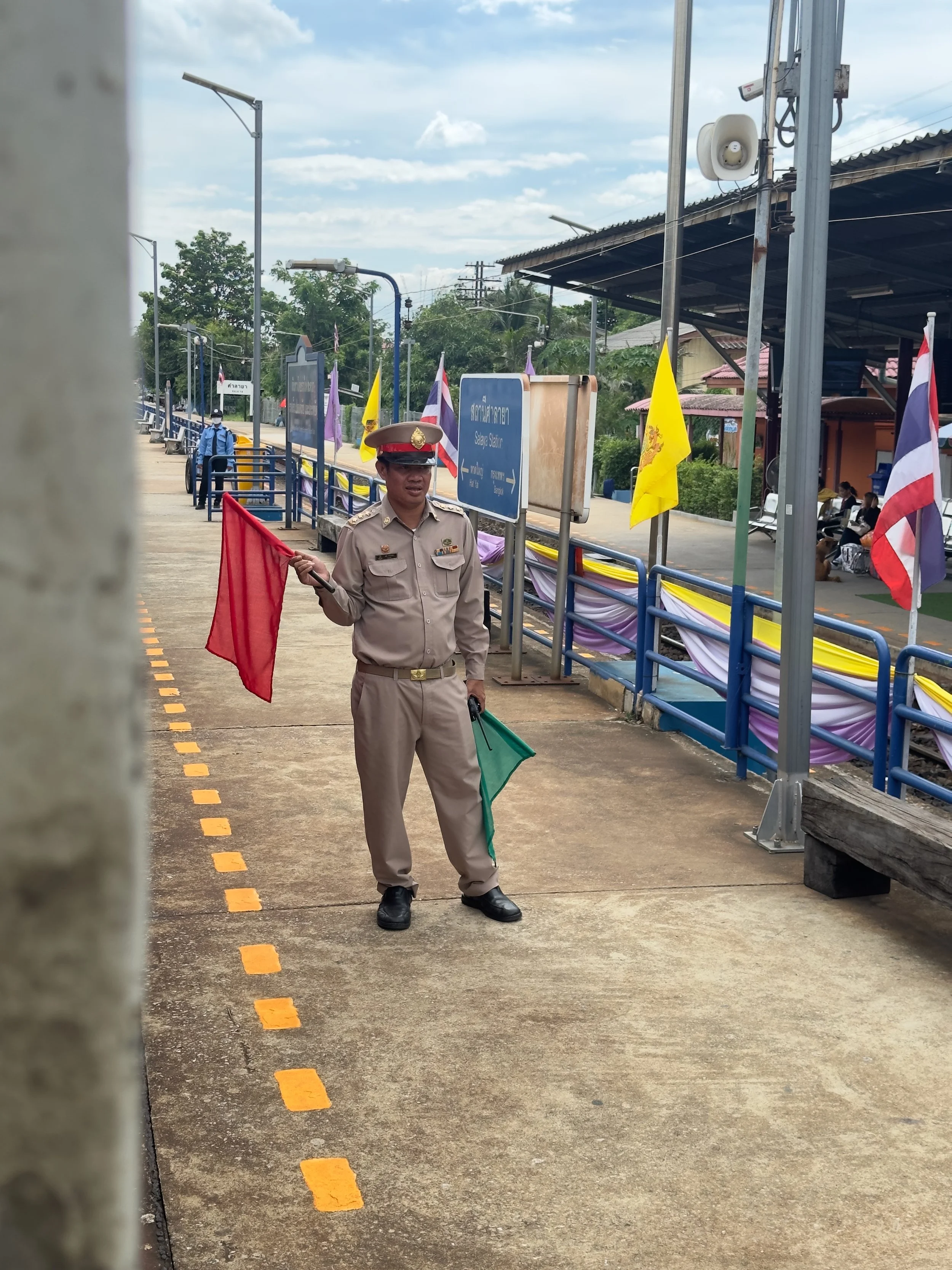 Station Guard, the job comes with a flag and a uniform so it must be important
