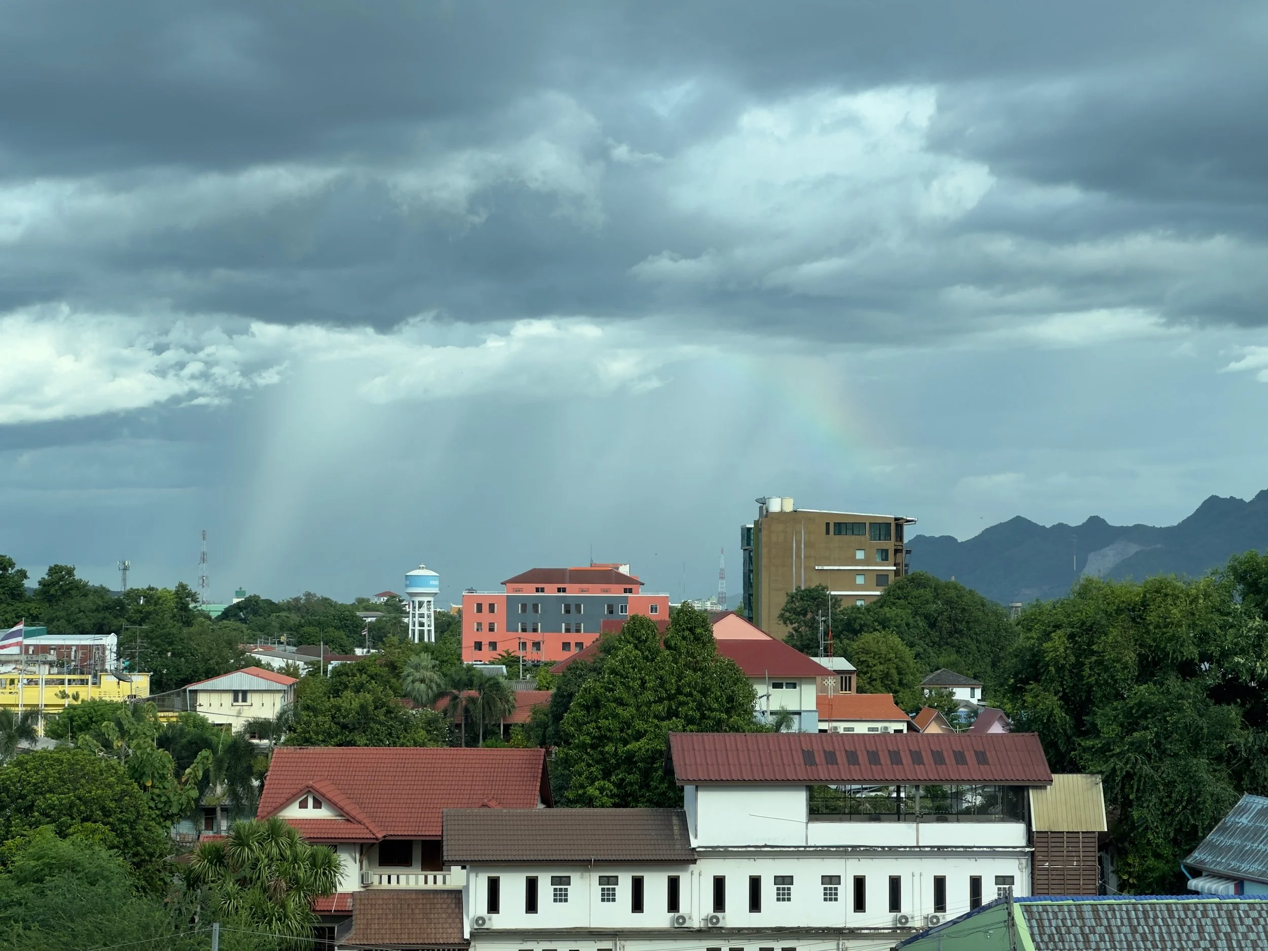 View from Room 507, Bridge Residences Hotel ( looks like rain )