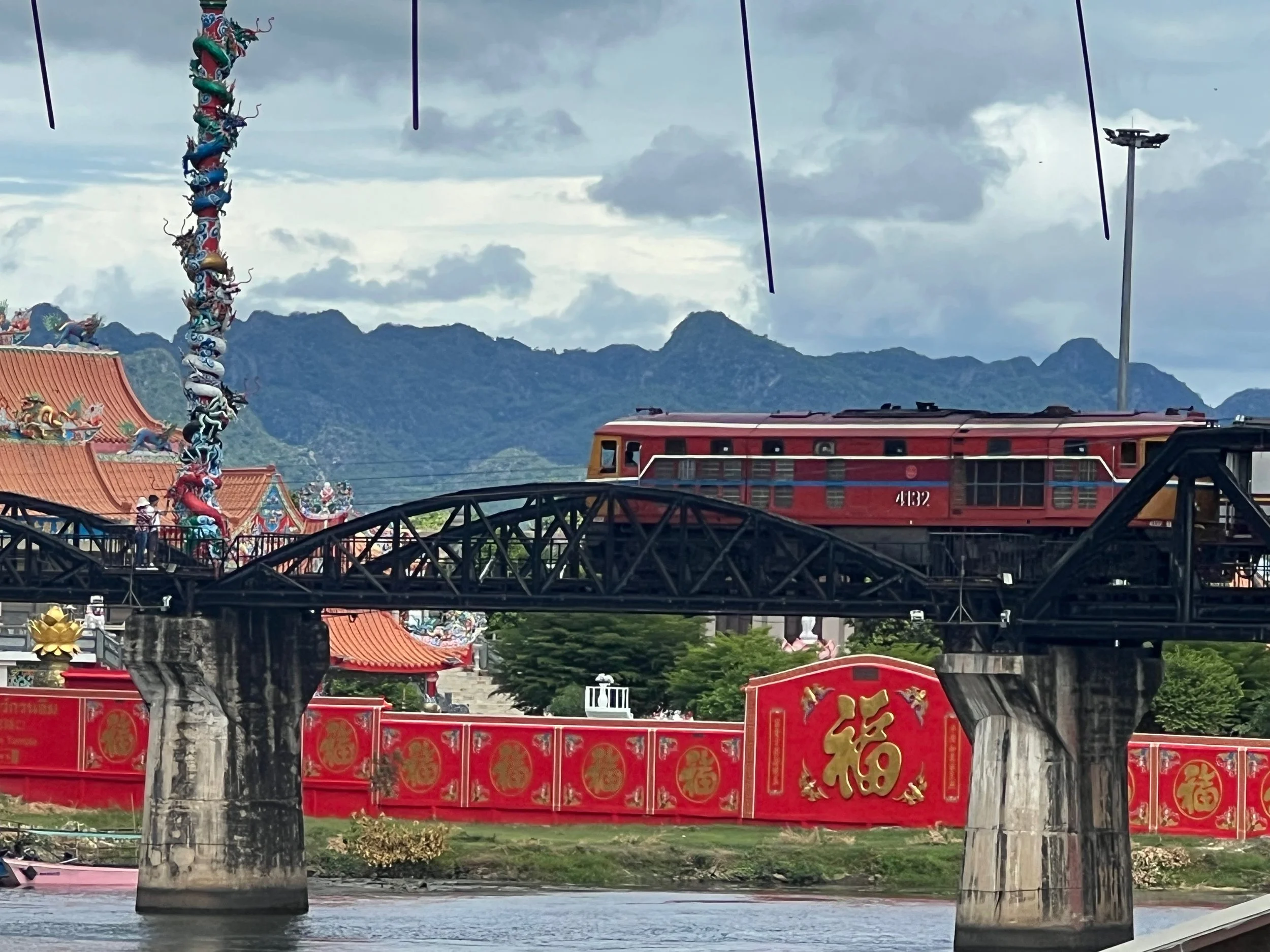Local train, Bridge over the River Kwai