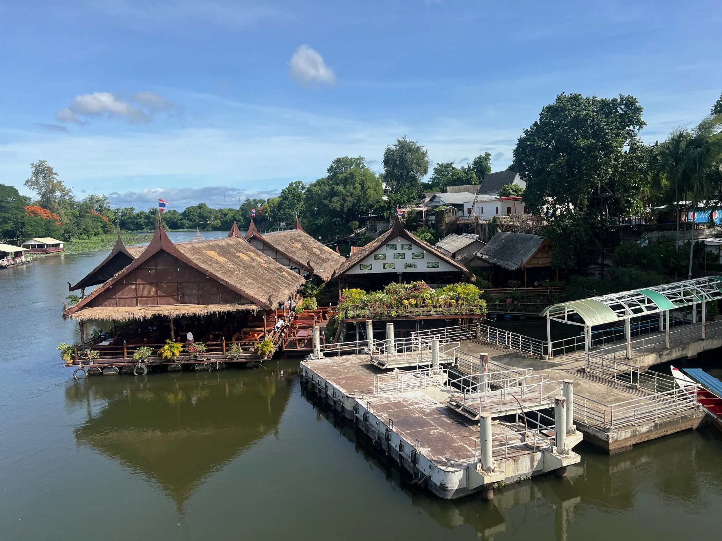 Riverside restaurants, Bridge over the River Kwai