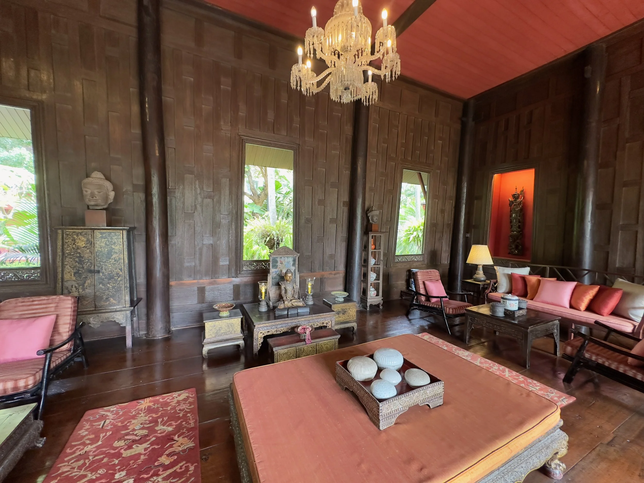 Living room in the main house