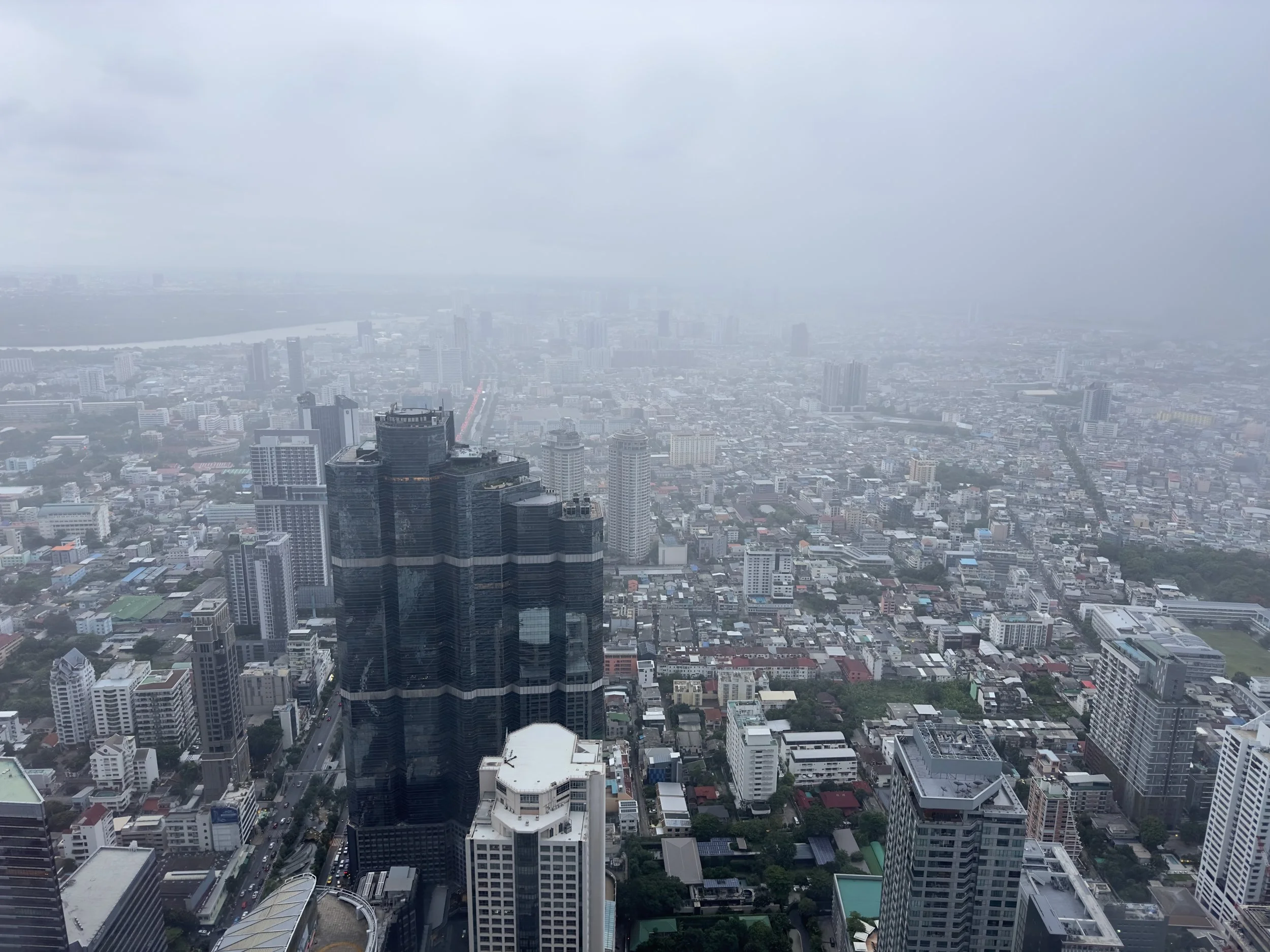 Storm coming, view from the 74th floor