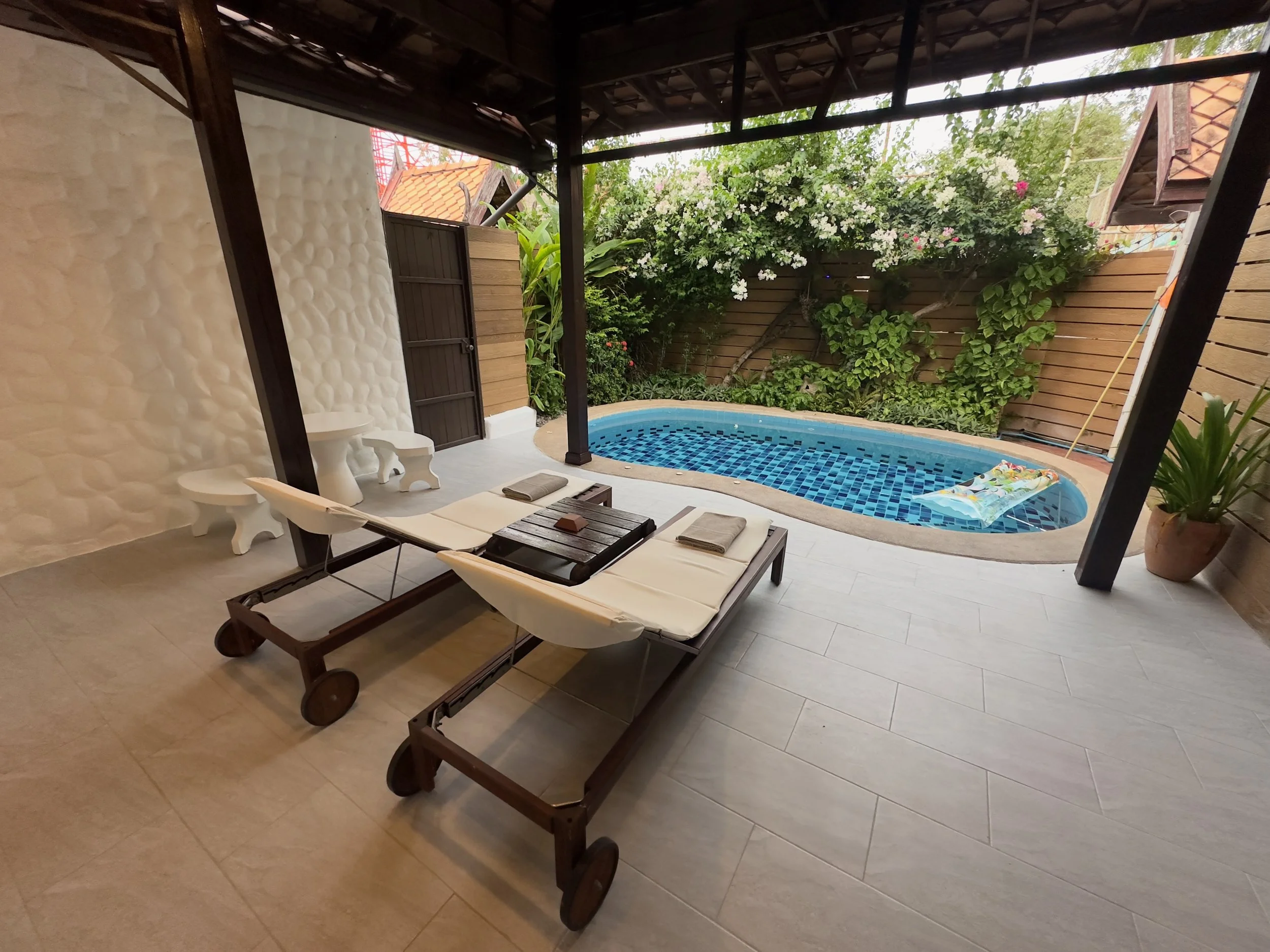 Our very own pool, BTC Resort
