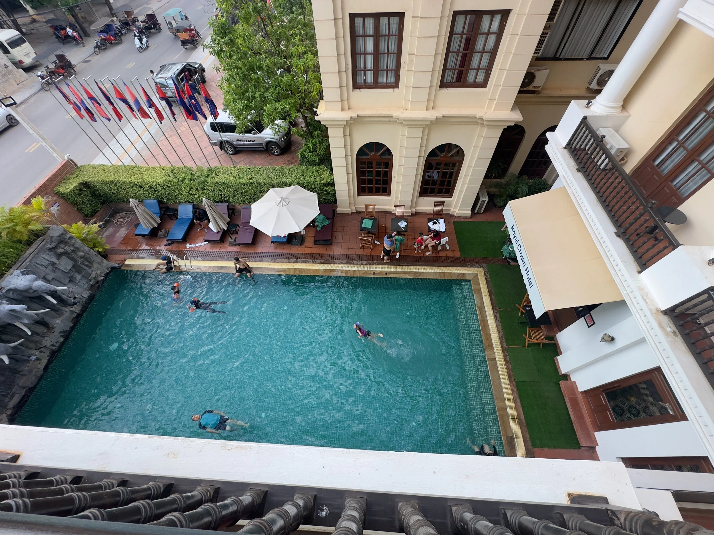 One of the 2 pools, Royal Crown and Spa, Siem Reap