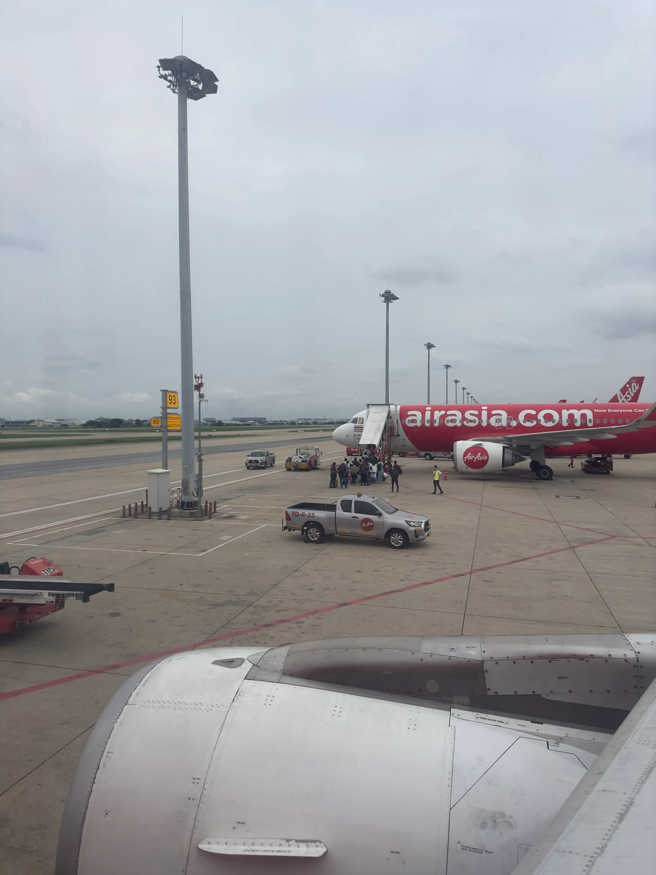 On the tarmac at Don Meung