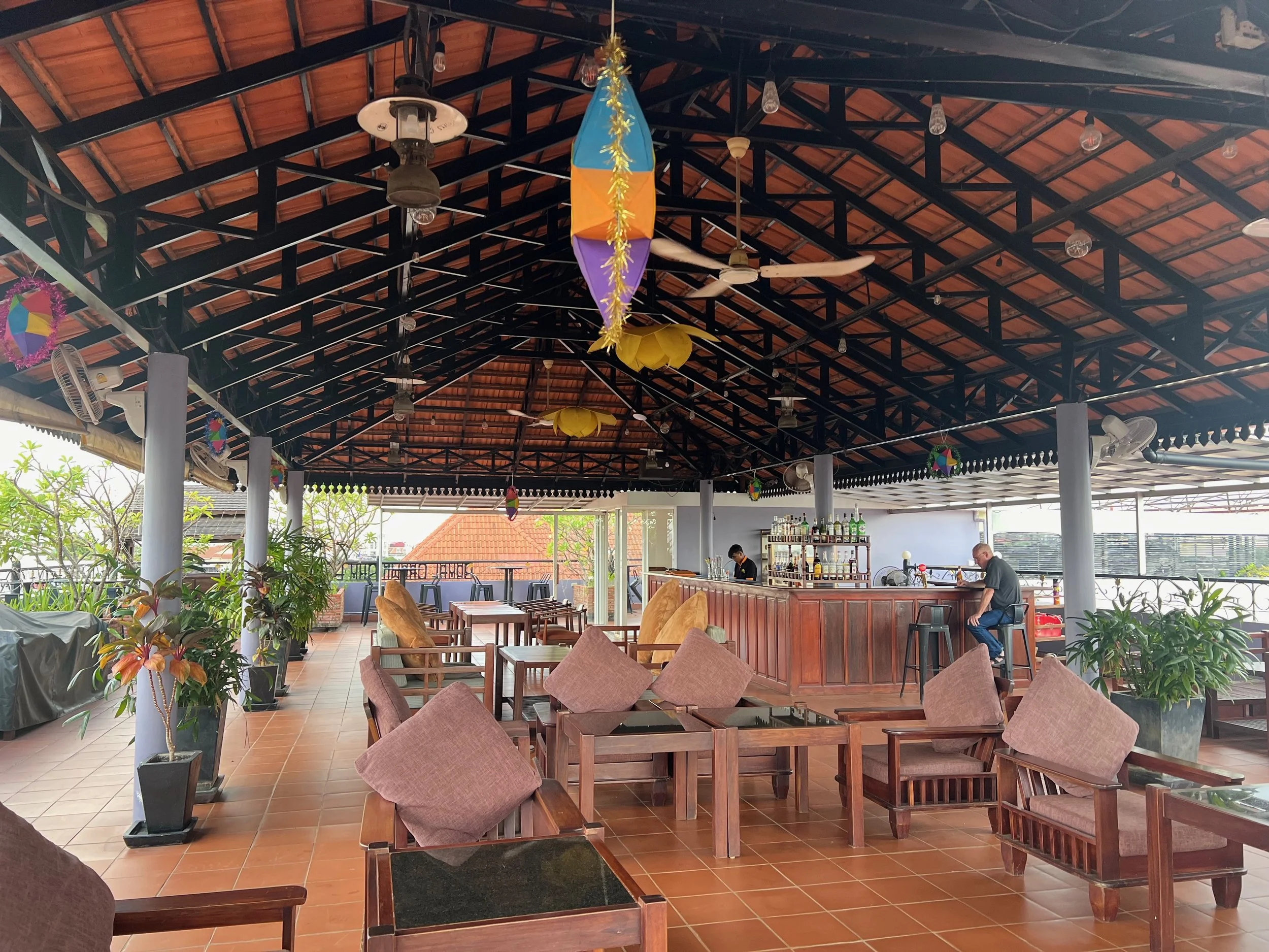 Roof top Bar, Royal Crown and Spa, Siem Reap