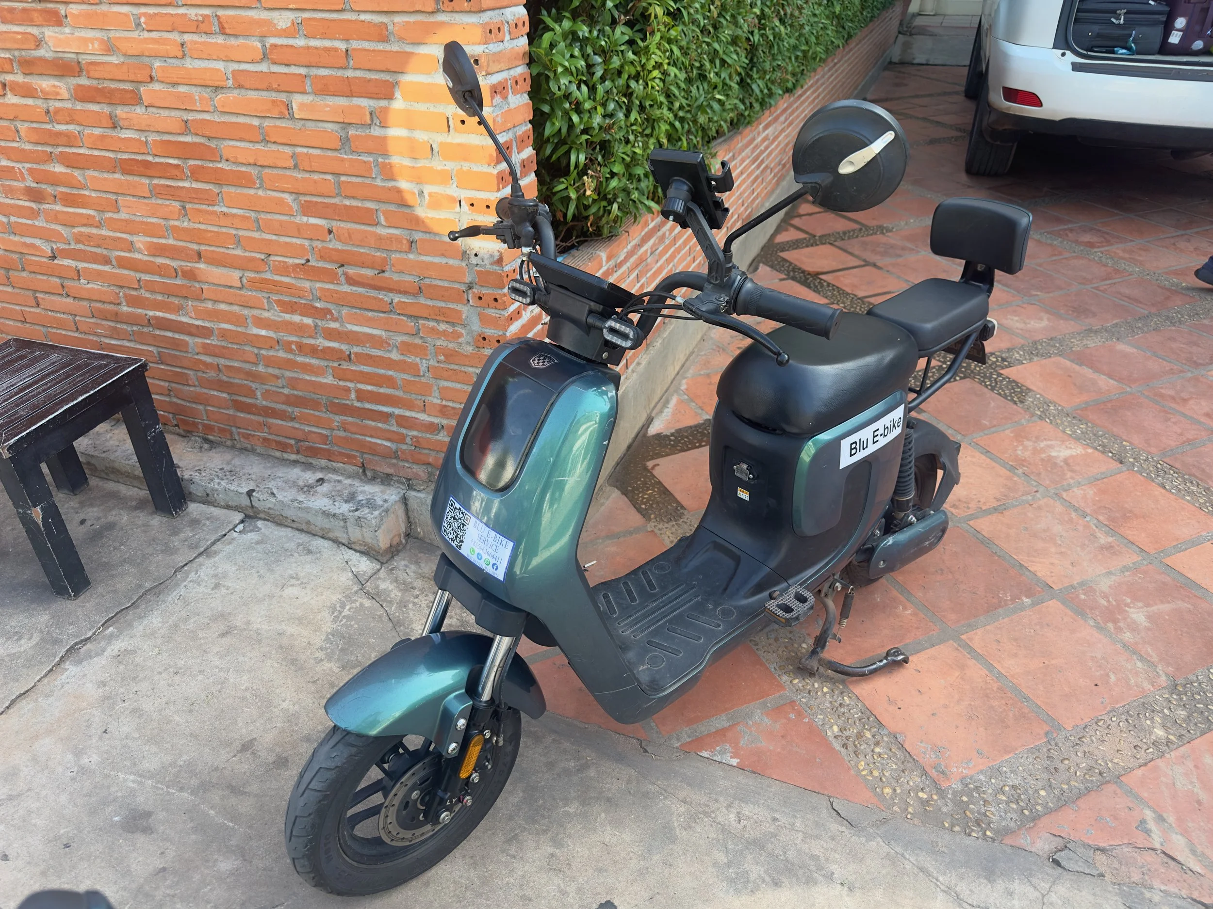 Our little electric mopeds