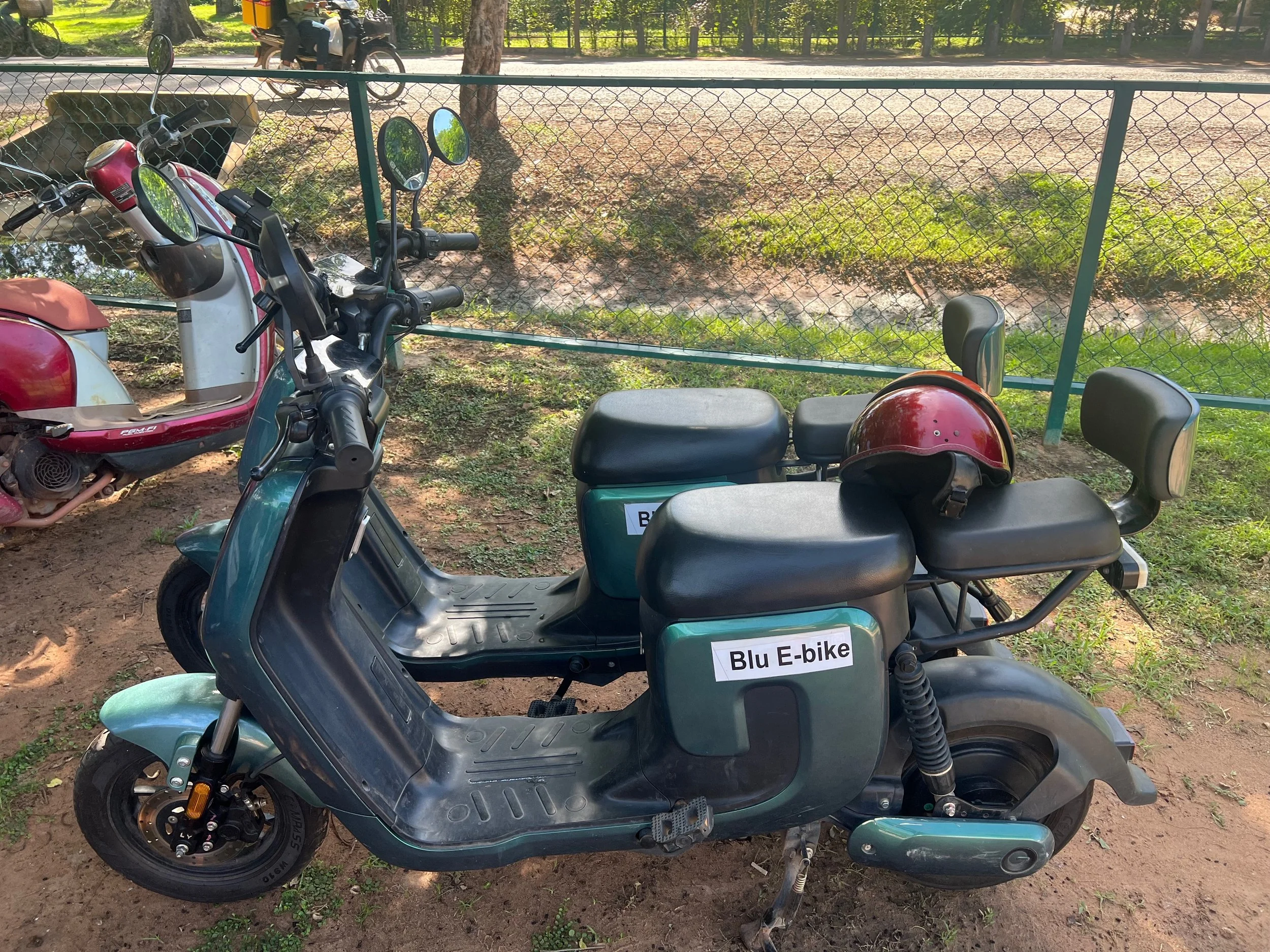 Our little electric mopeds