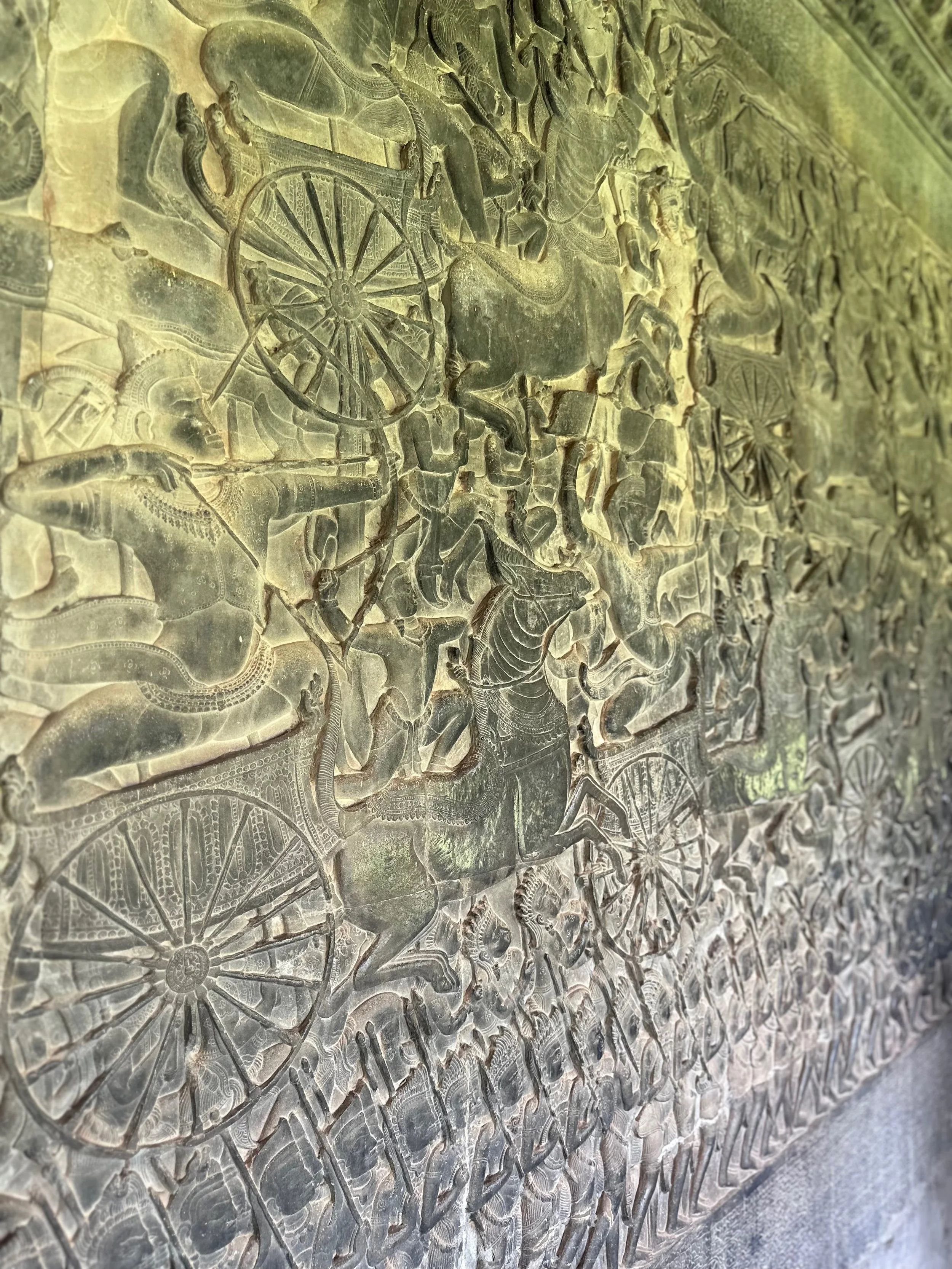 Carving details, Angkor Wat