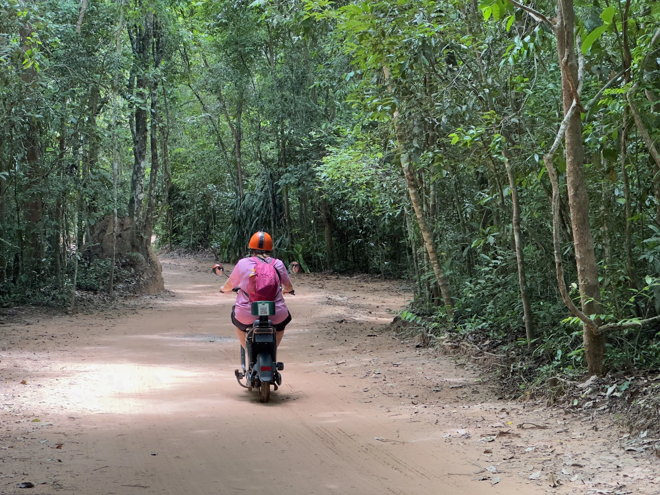 Scootering to Ta Nei Temple