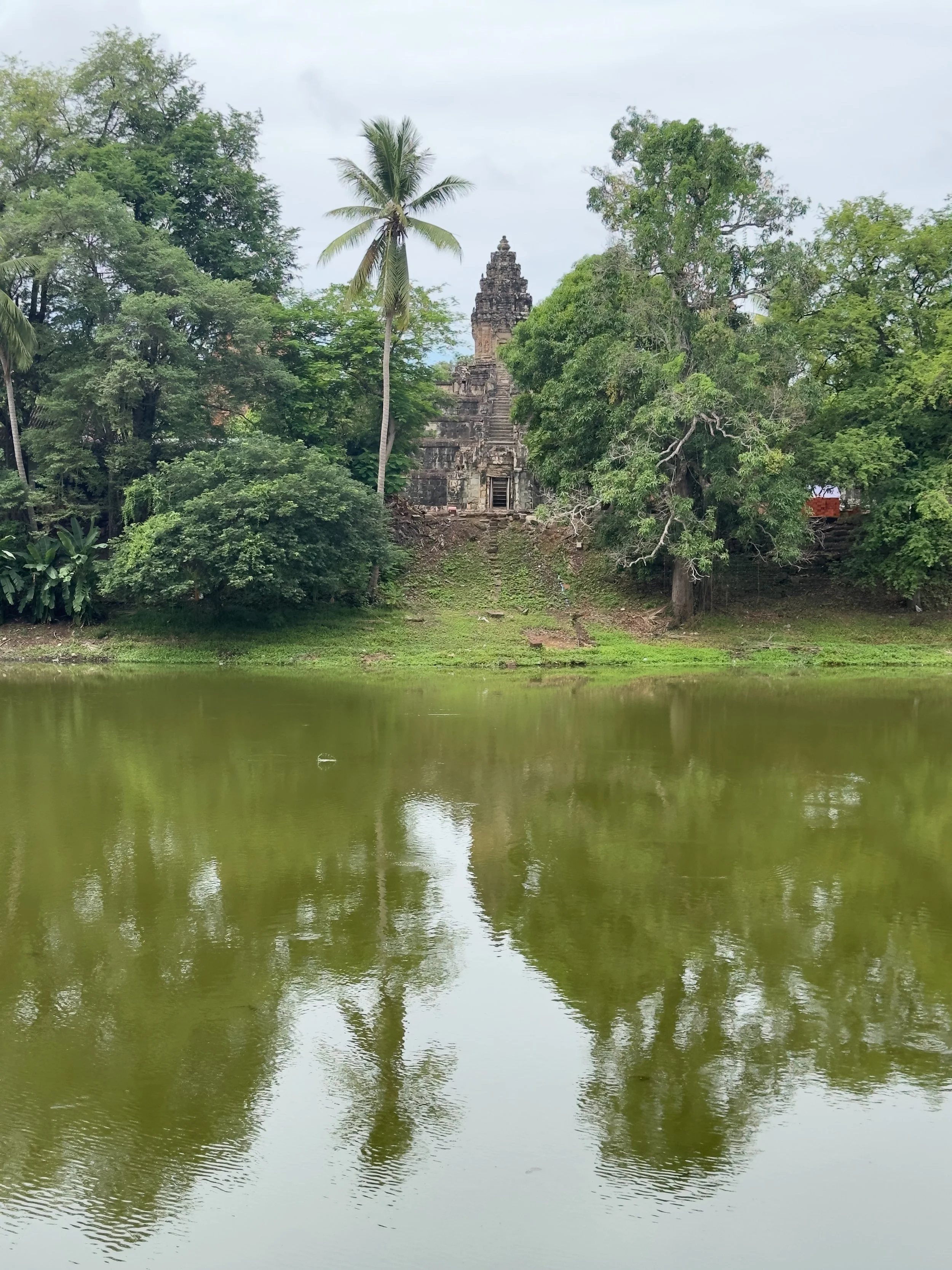 Bakong Temple from across the moat