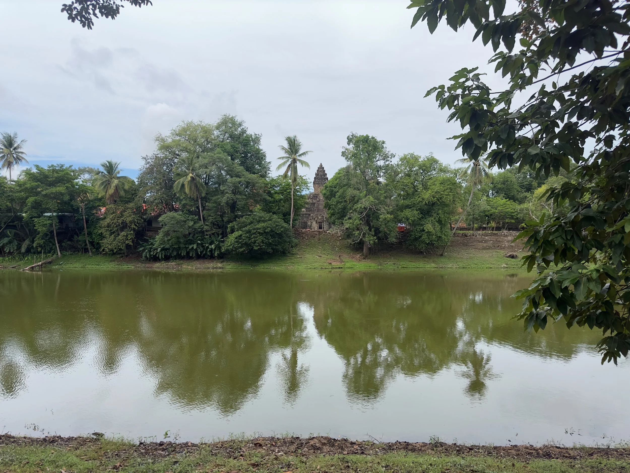 Bakong Temple from across the moat