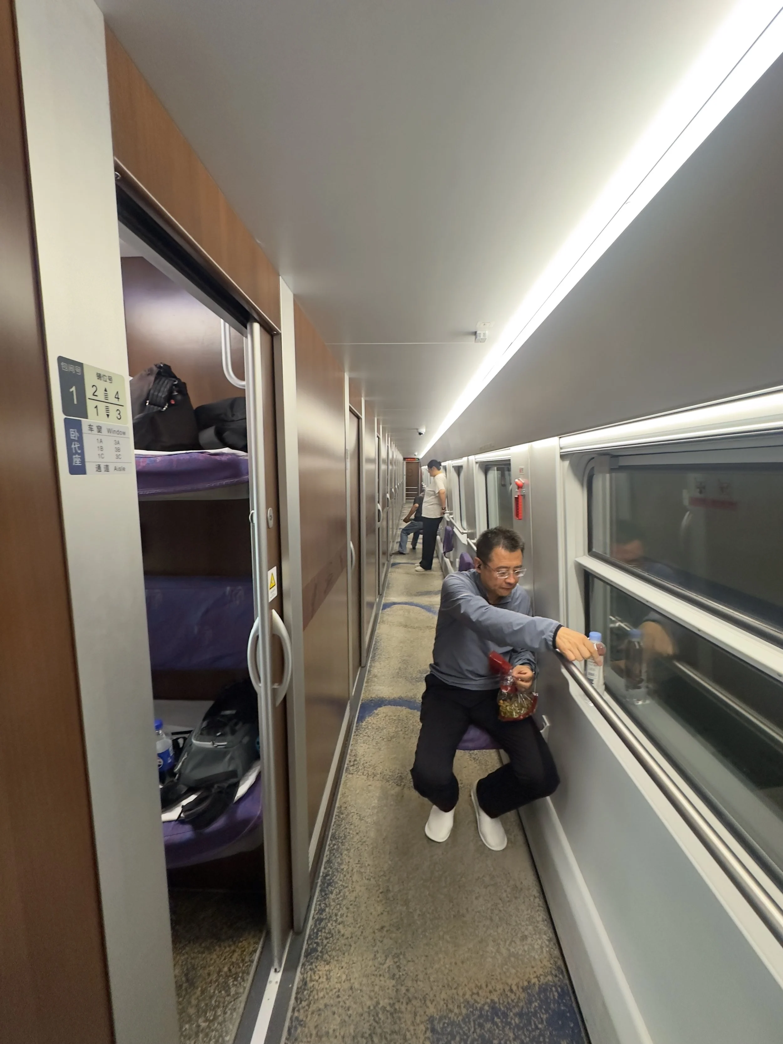 The Corridor, and one of our roommates