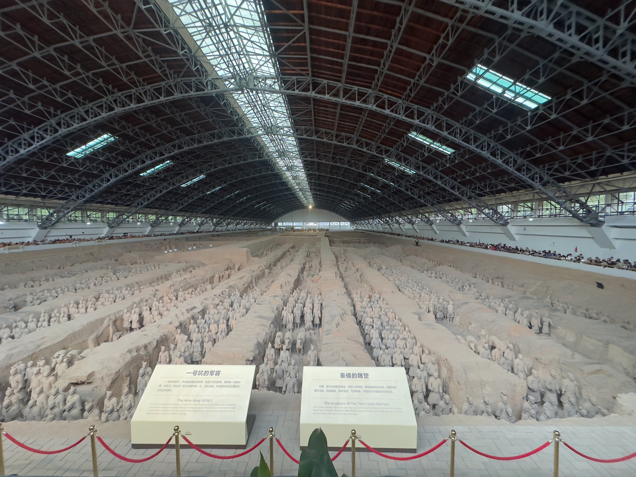 Pit 1 / Aircraft Hanger from the entry