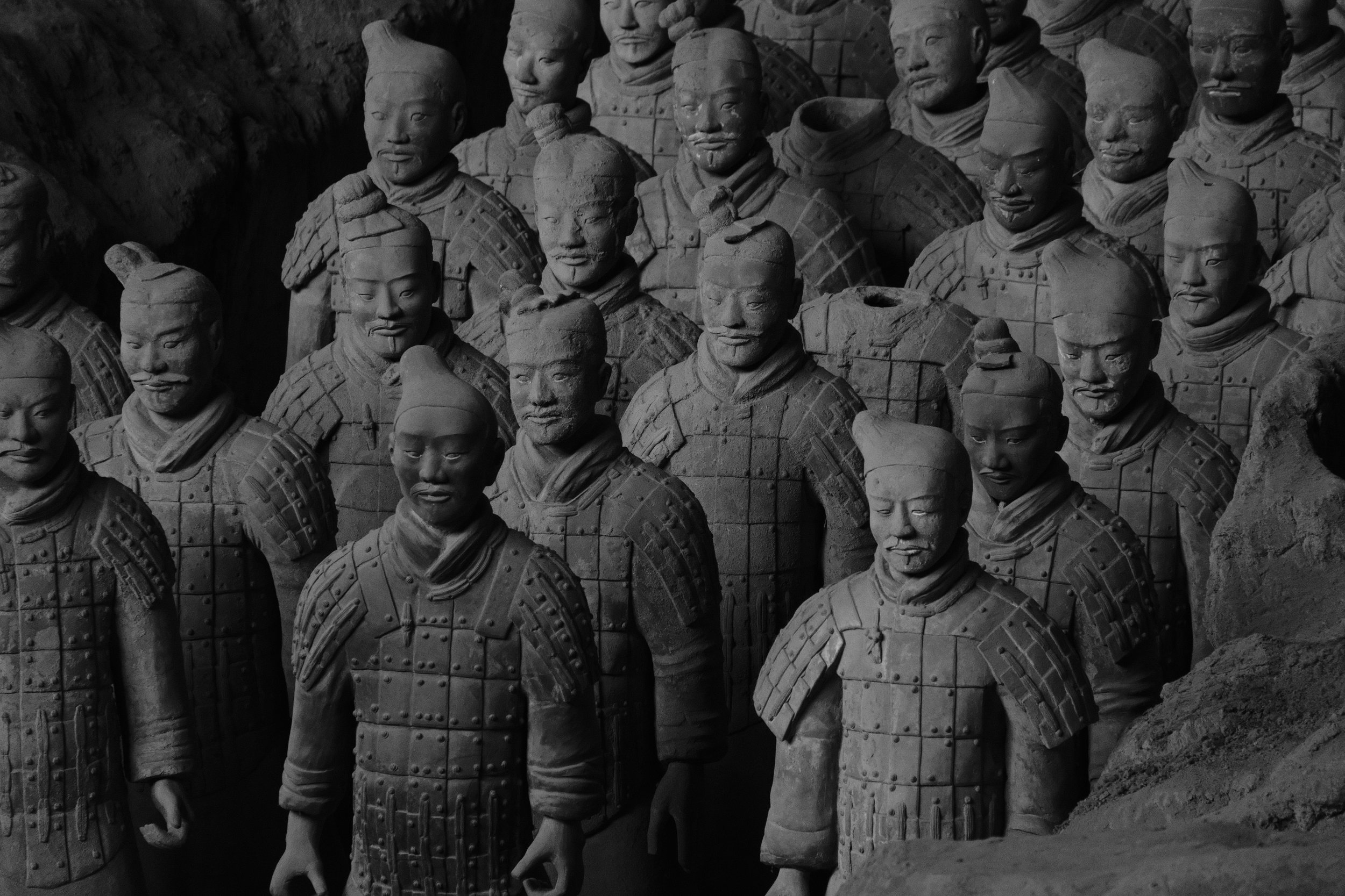 Terracotta Warriors; headless