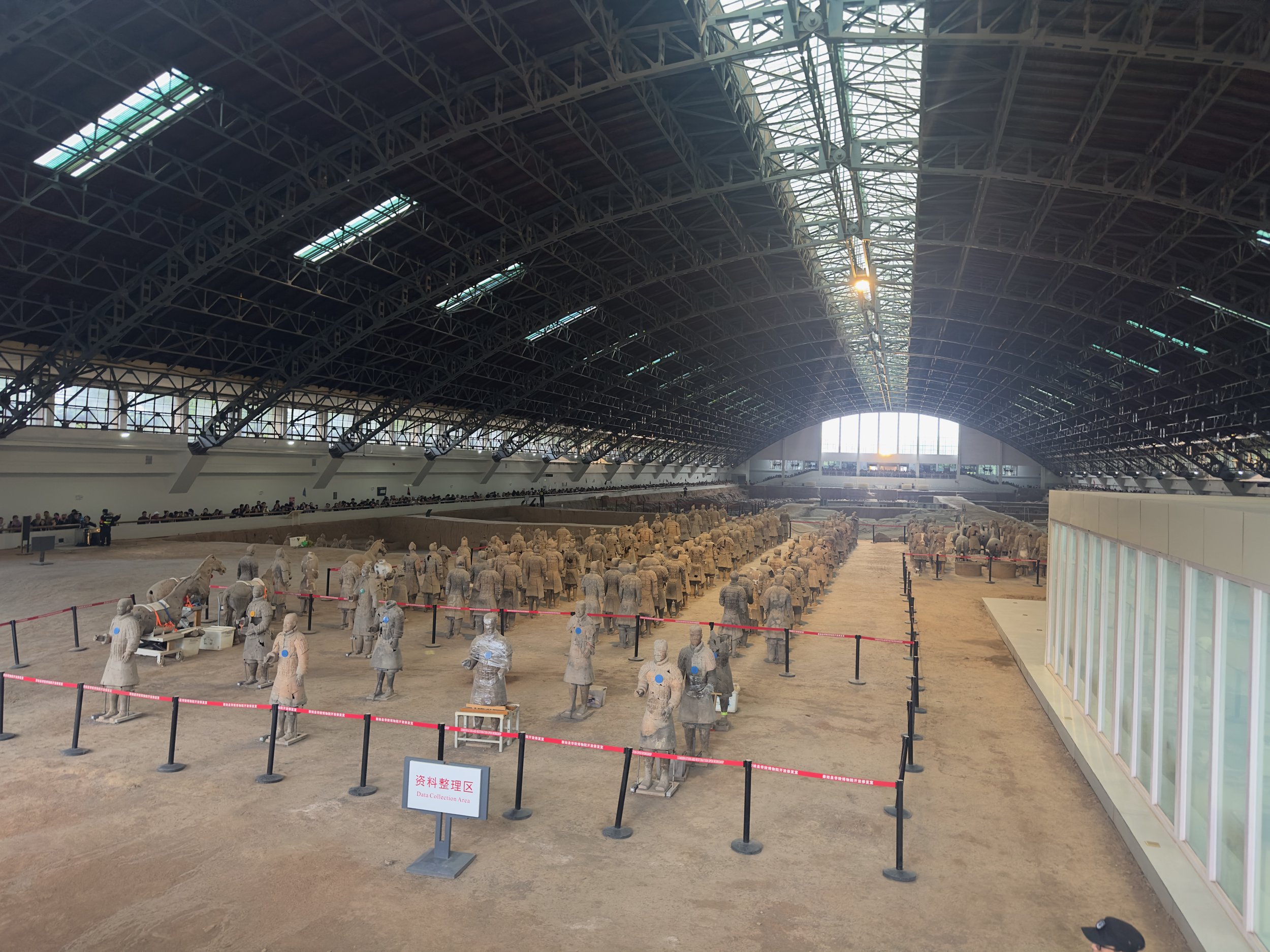 Pit 1 looking towards the entry