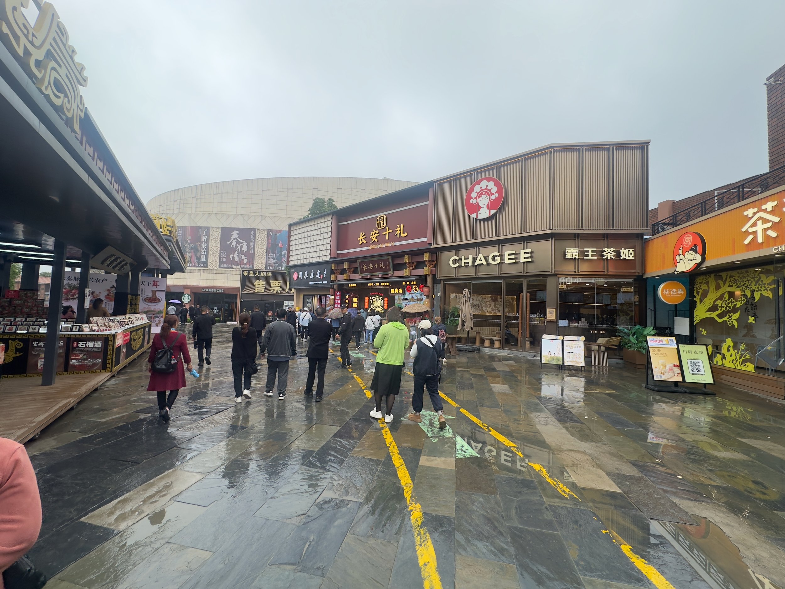 Down through the market / foodcourt
