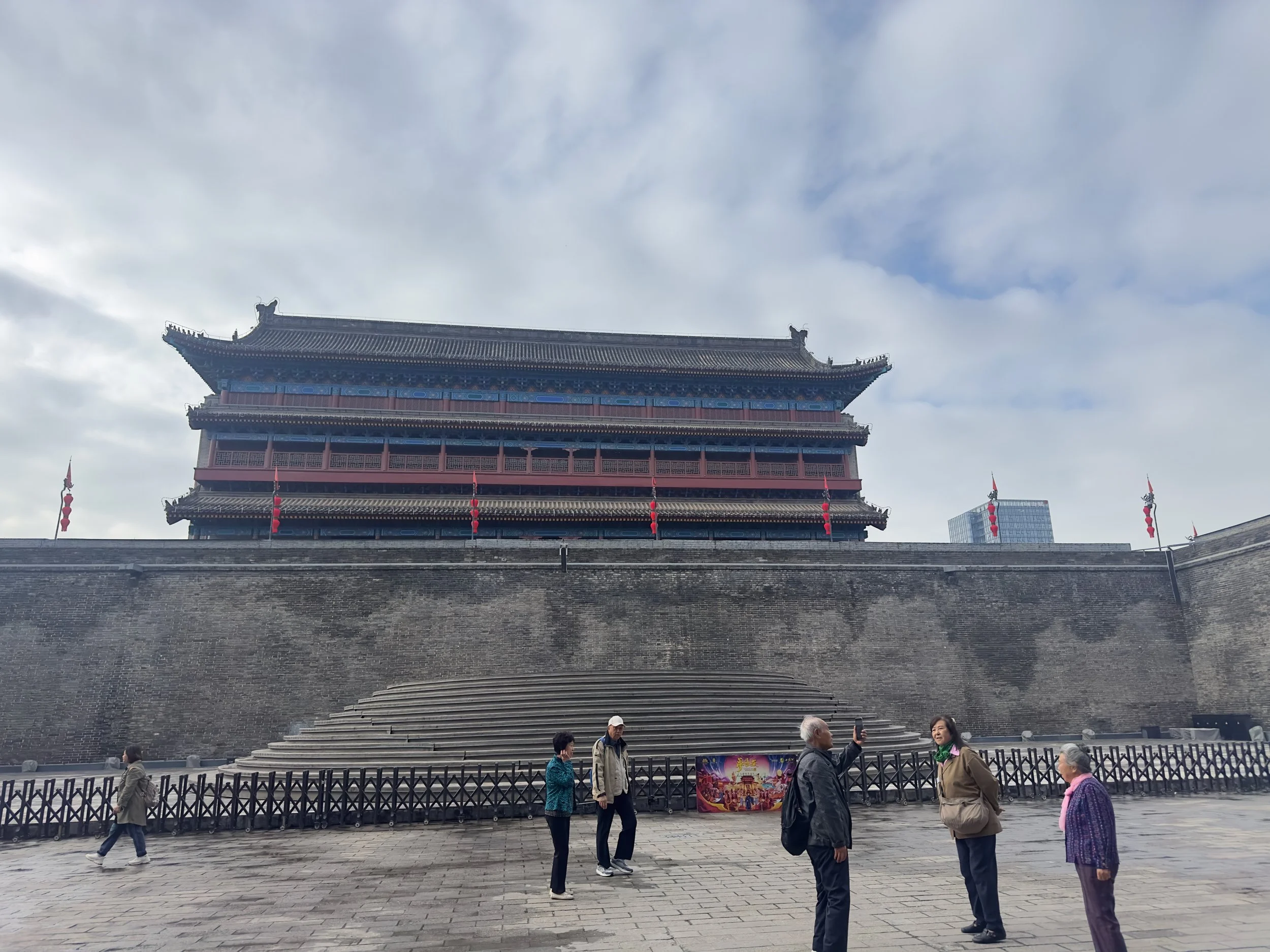 The South Gate courtyard