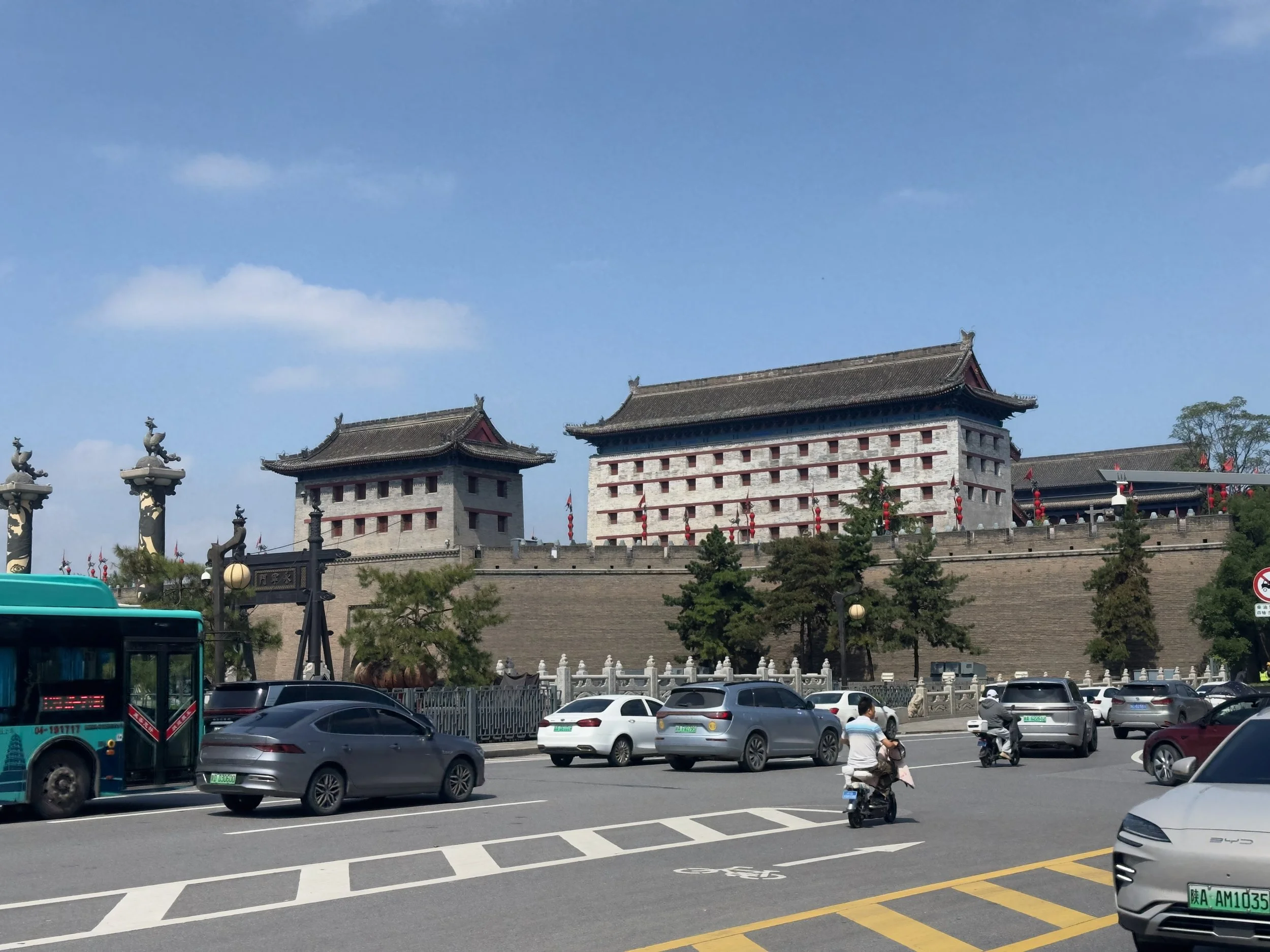 Outside ( South of ) the South Gate