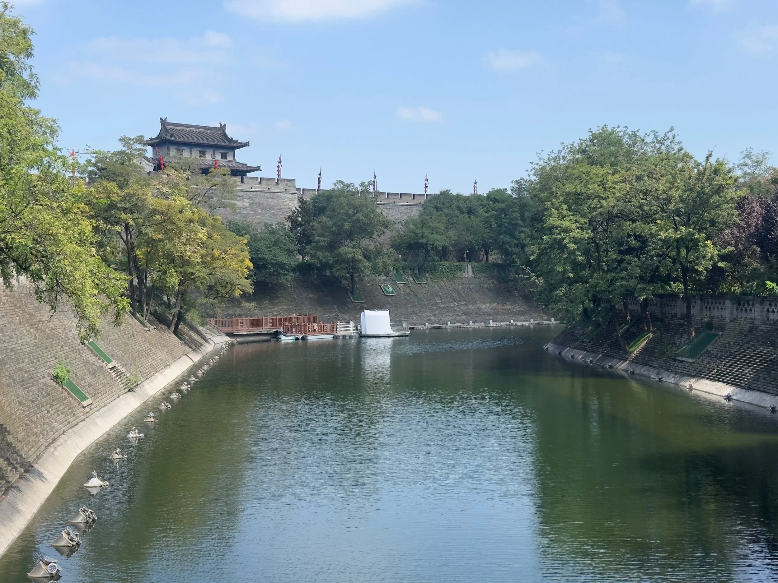 The moat outside the South Gate