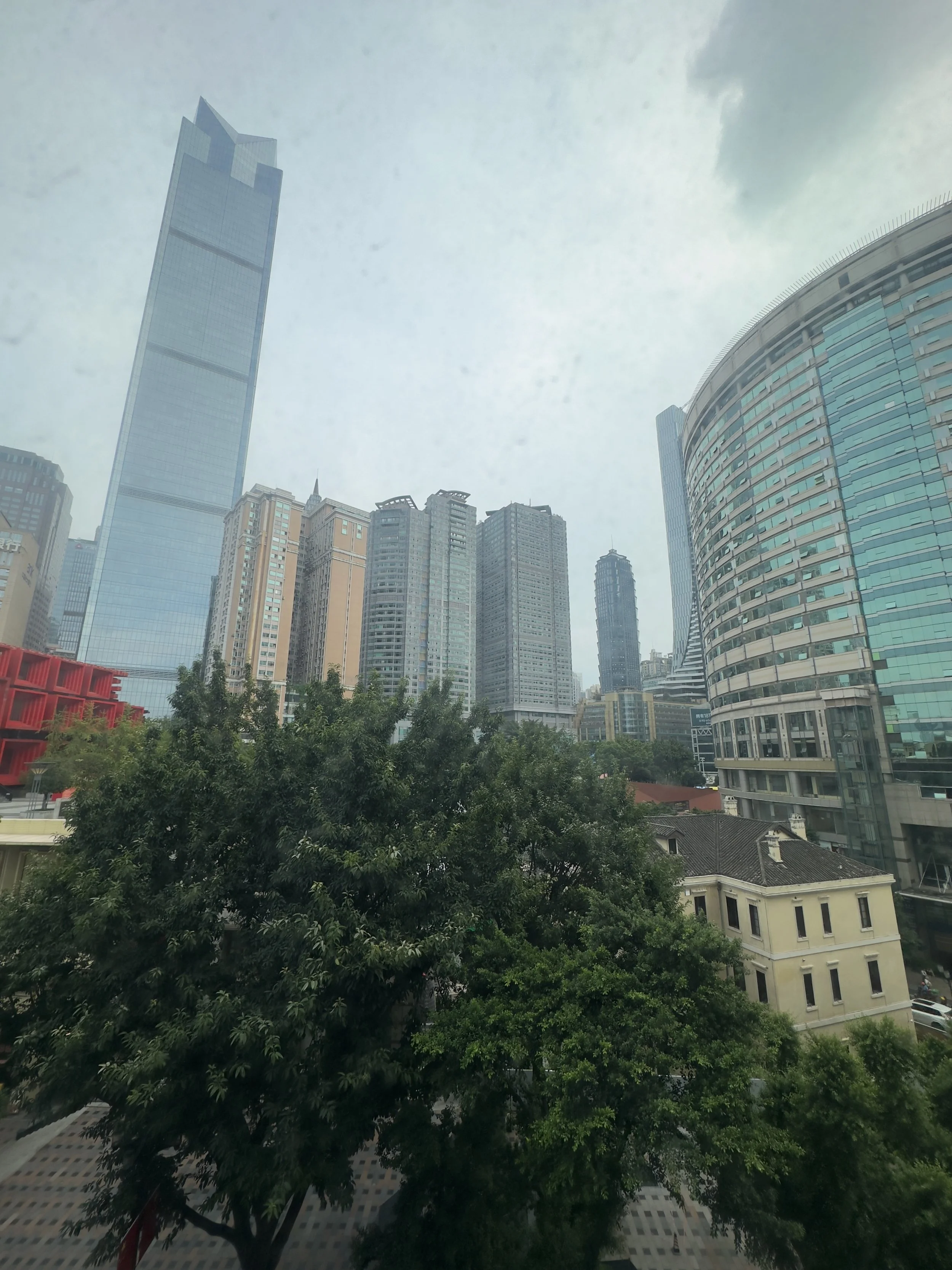 City view, Room 604 ( tall building is the WFC )