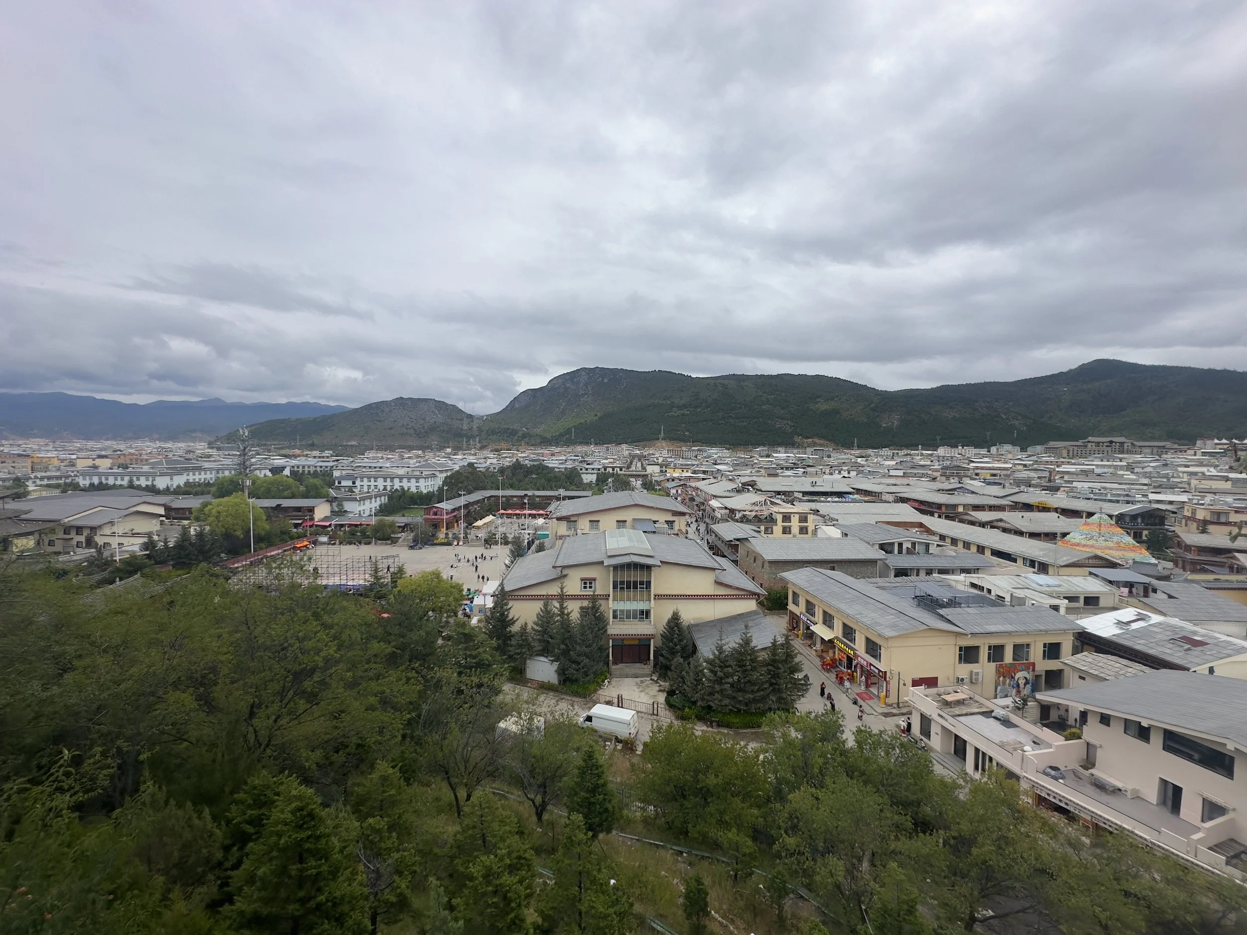View back over Ancient Town