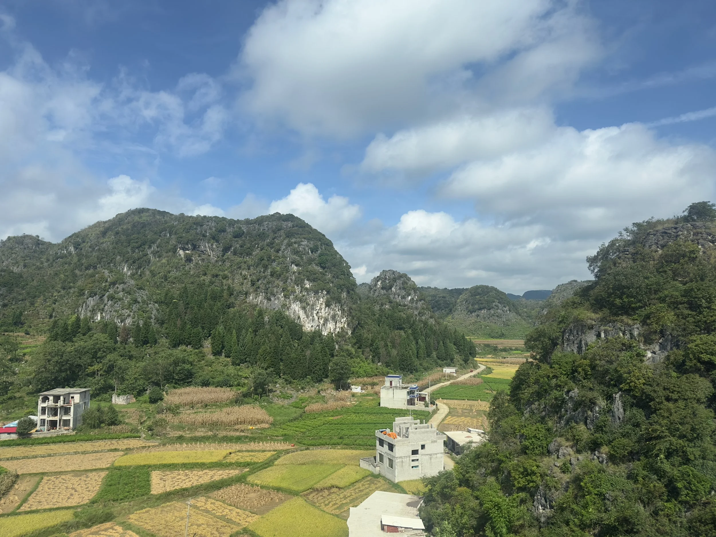 Karst mountains, Kunming to Guilin