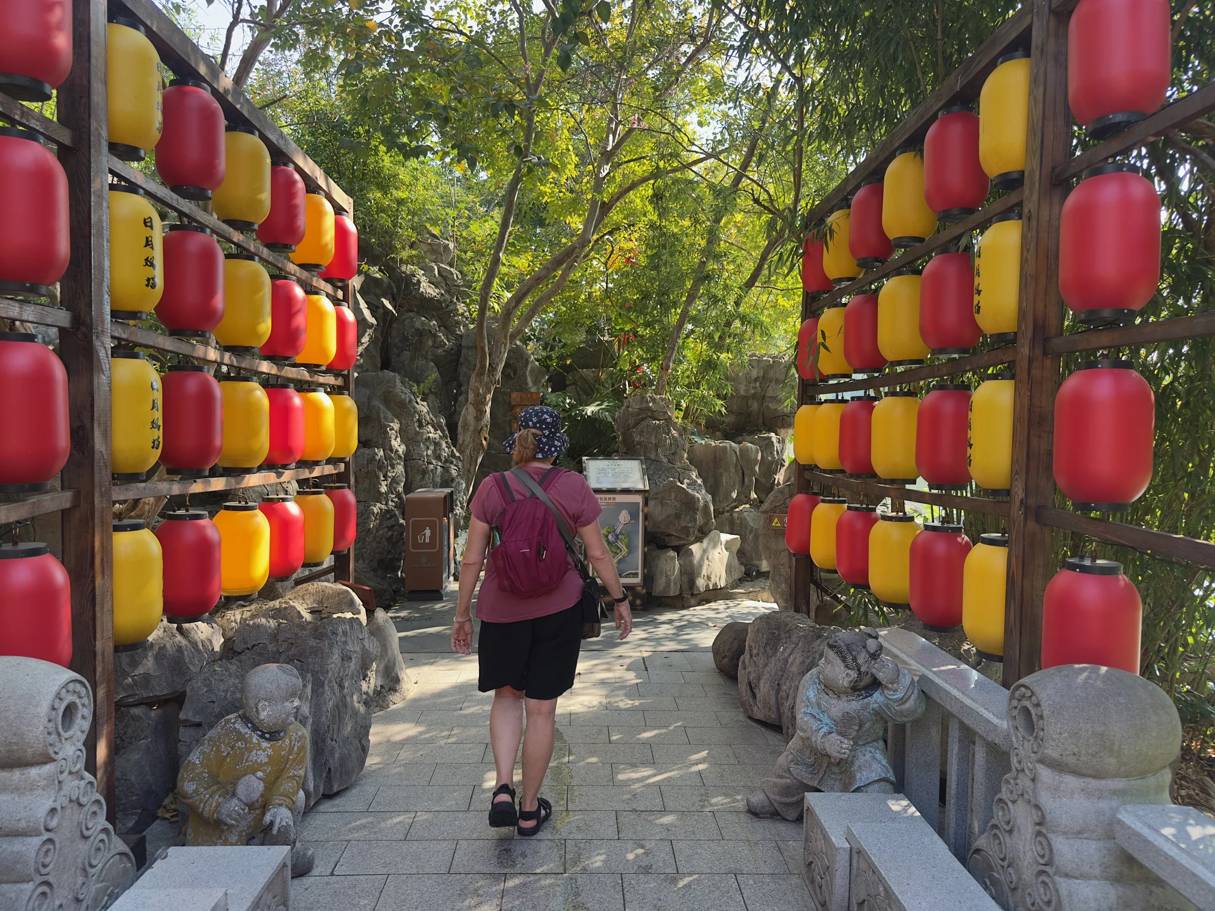 On the way to the pagoda