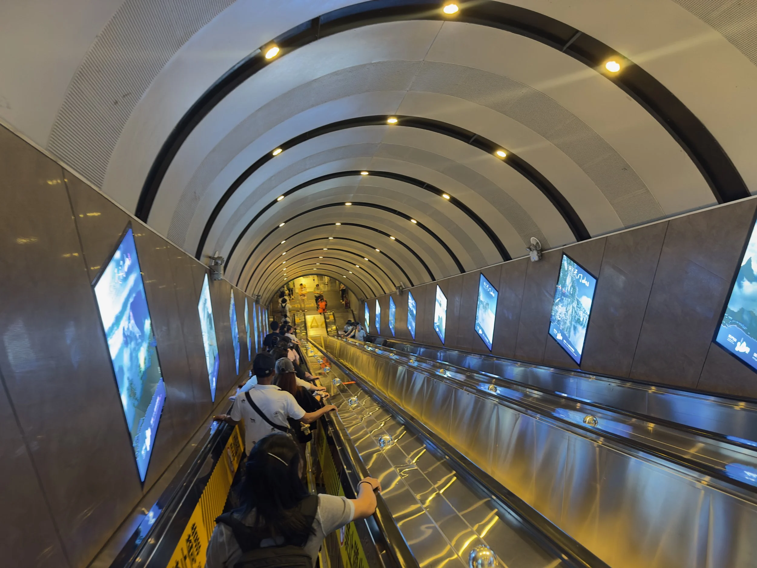 Down inside the mountain