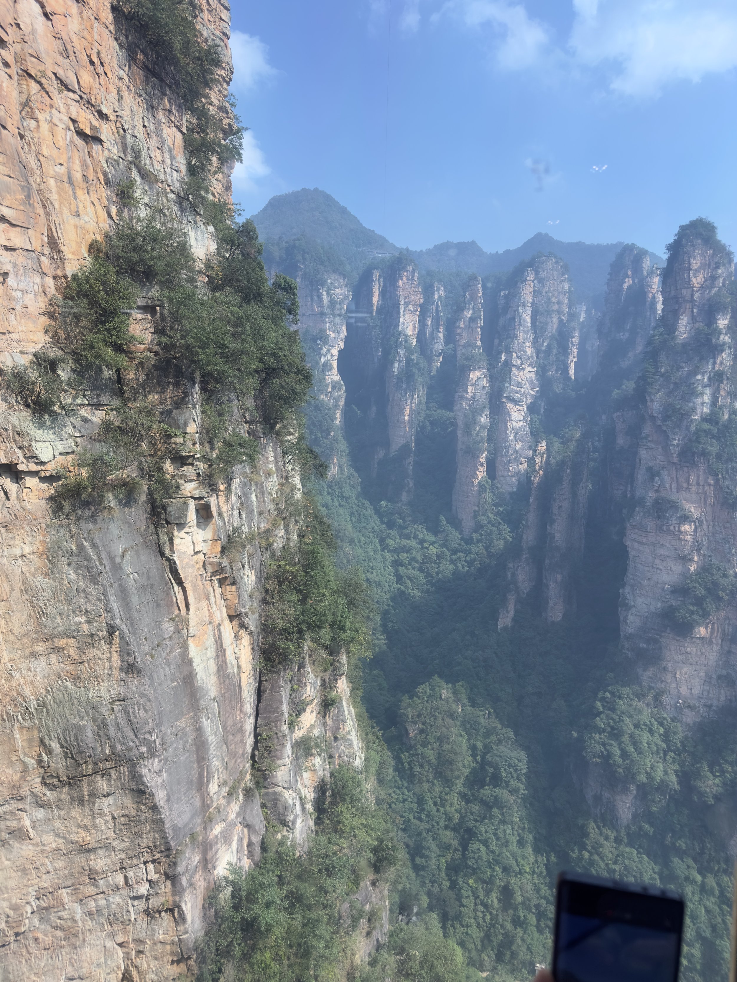 The Generals from the top of the Bailong Elevator