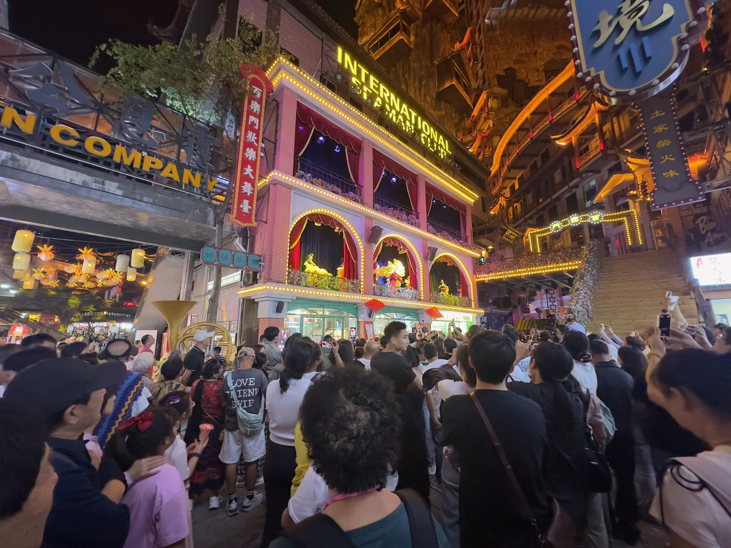 Just a random performance going on