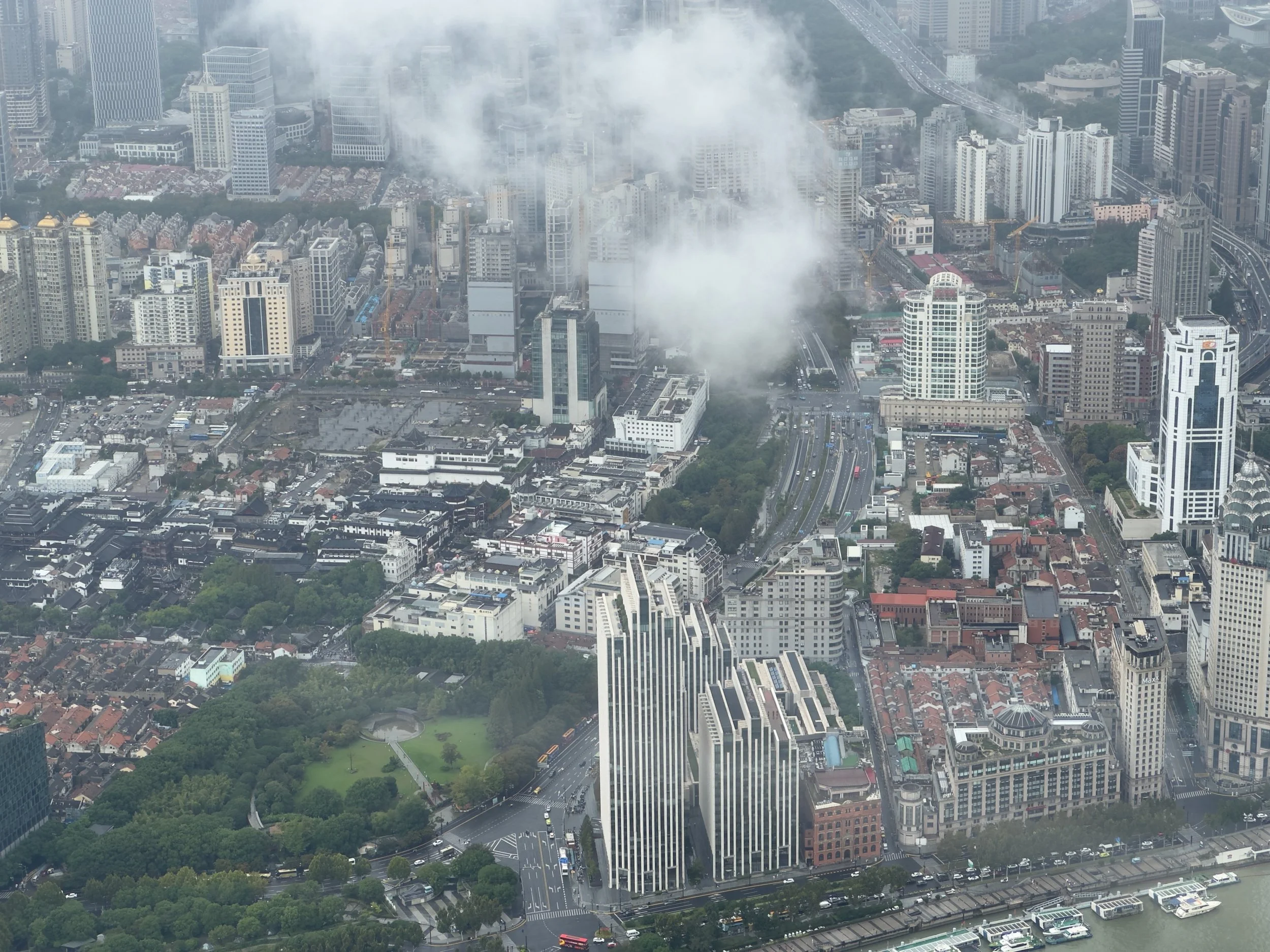 Looking towards Yu Garden area ( W )