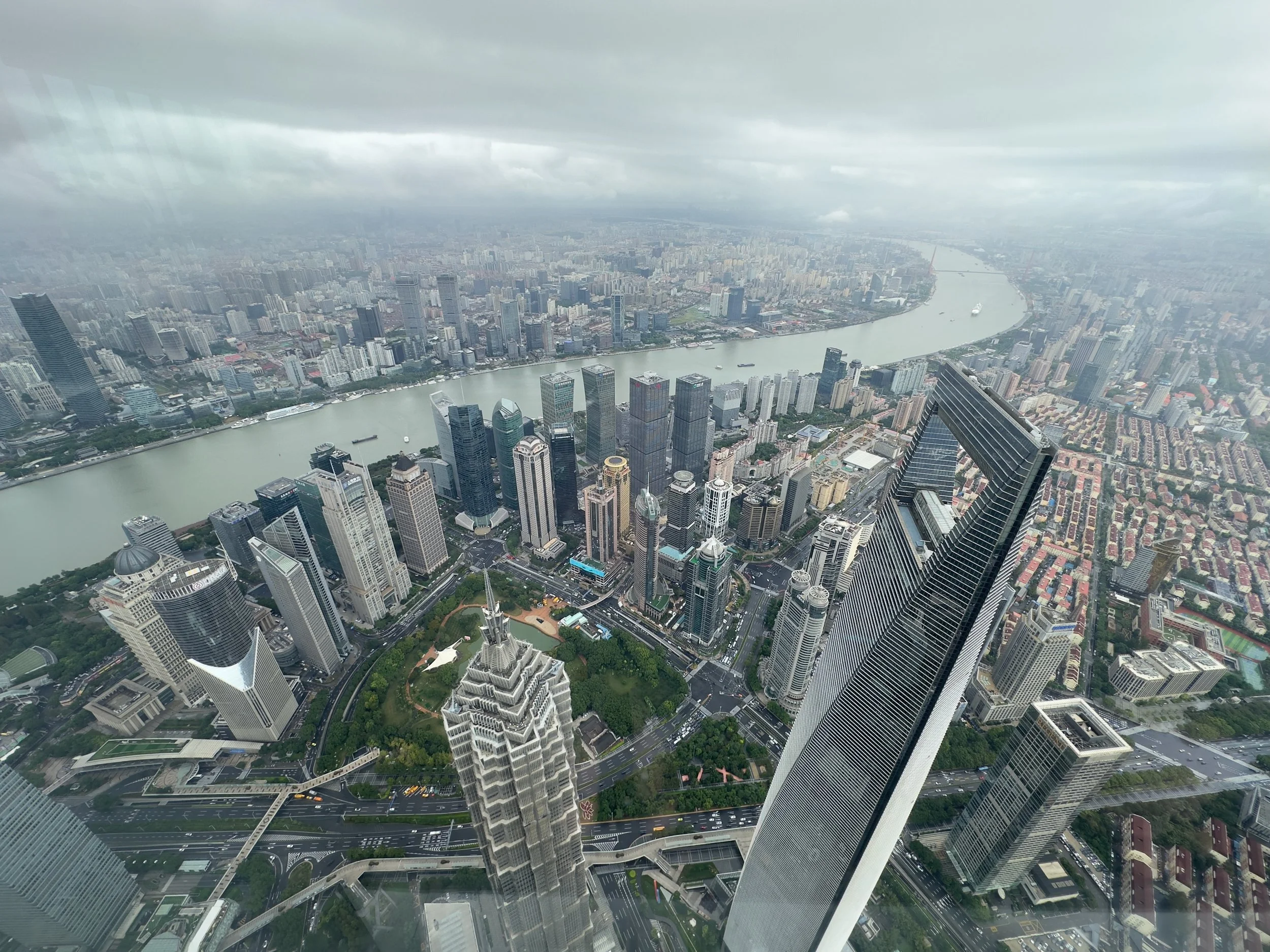 Looking down river ( NE )