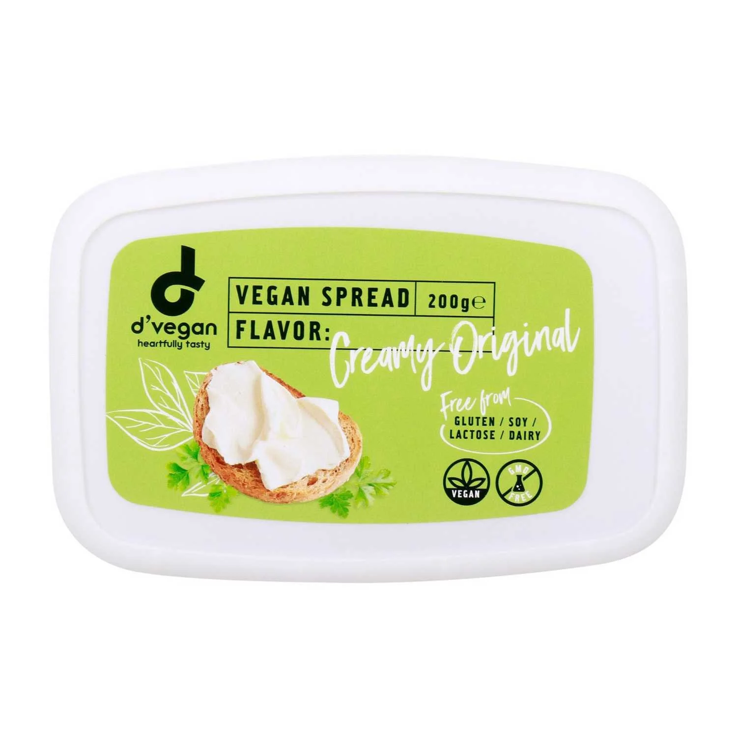 Queso Crema vegano D'vegan