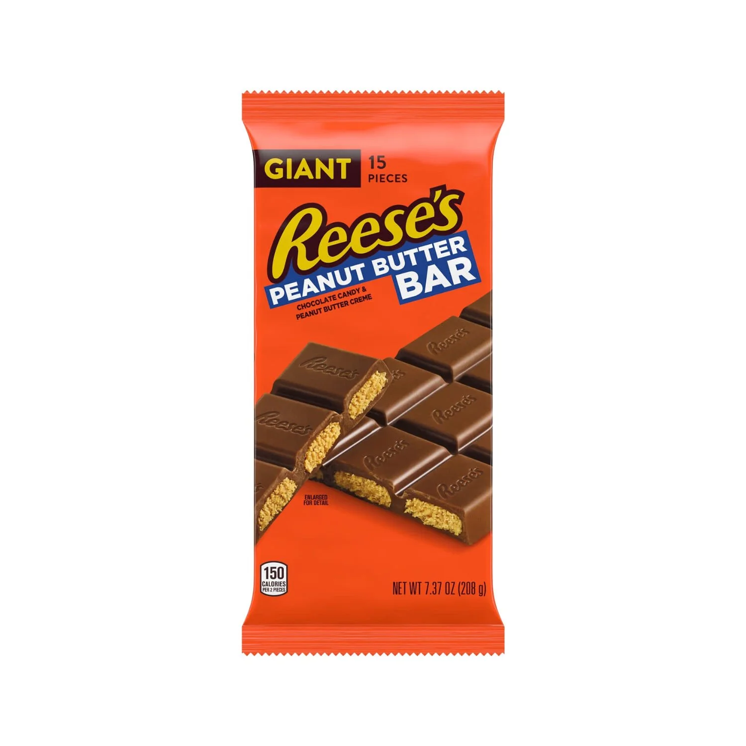 Chocolate con mantequilla de maní en barra	| Reese's
