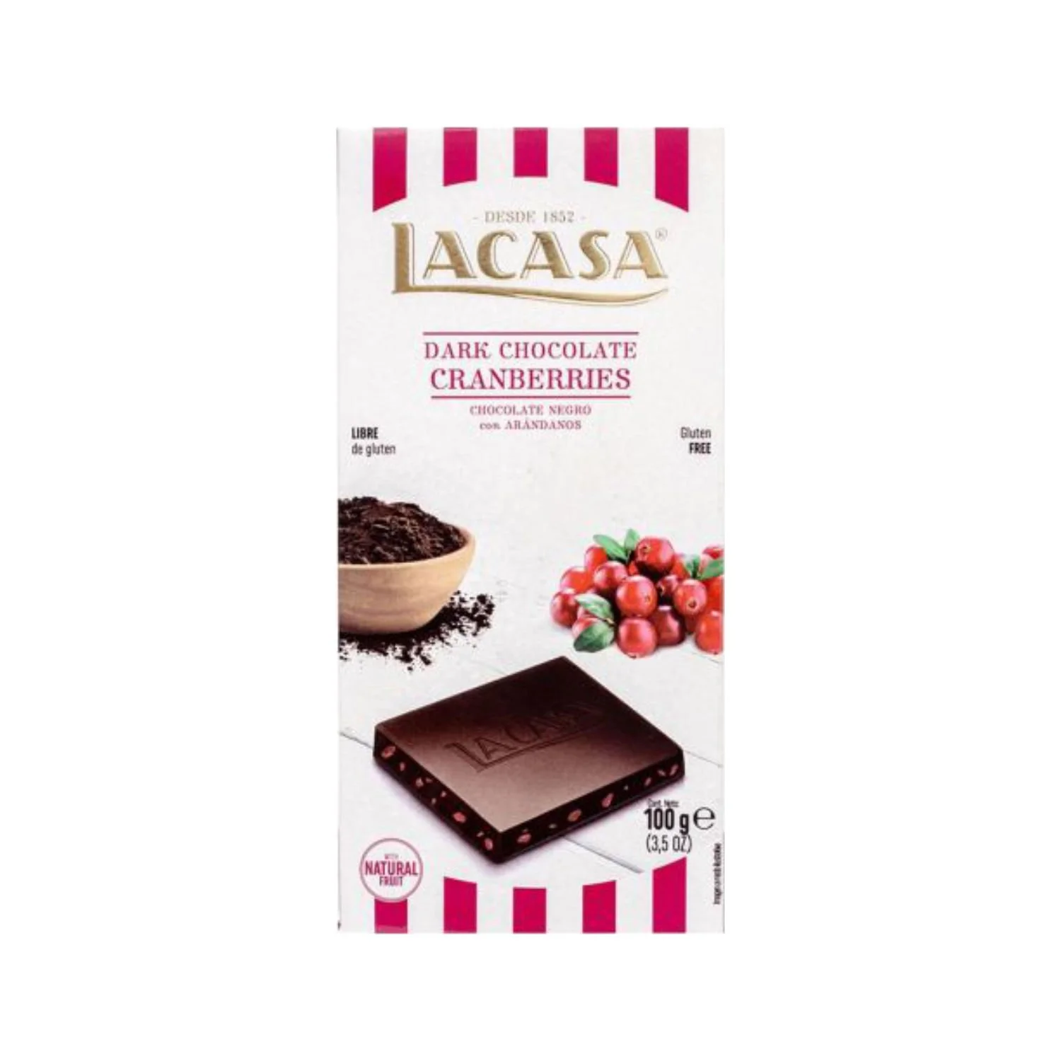 Barra de Chocolate con Arándanos | La Casa