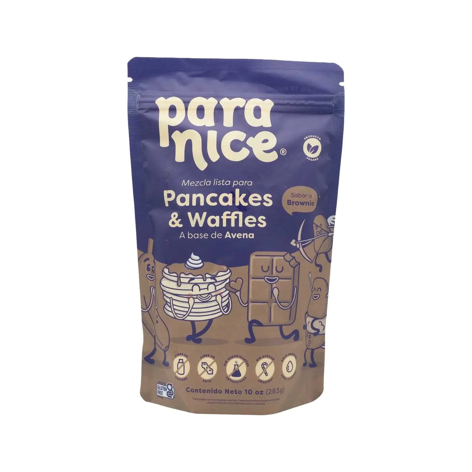 Premezcla para pancakes y waffles sabor Brownie Paranice_01.jpg
