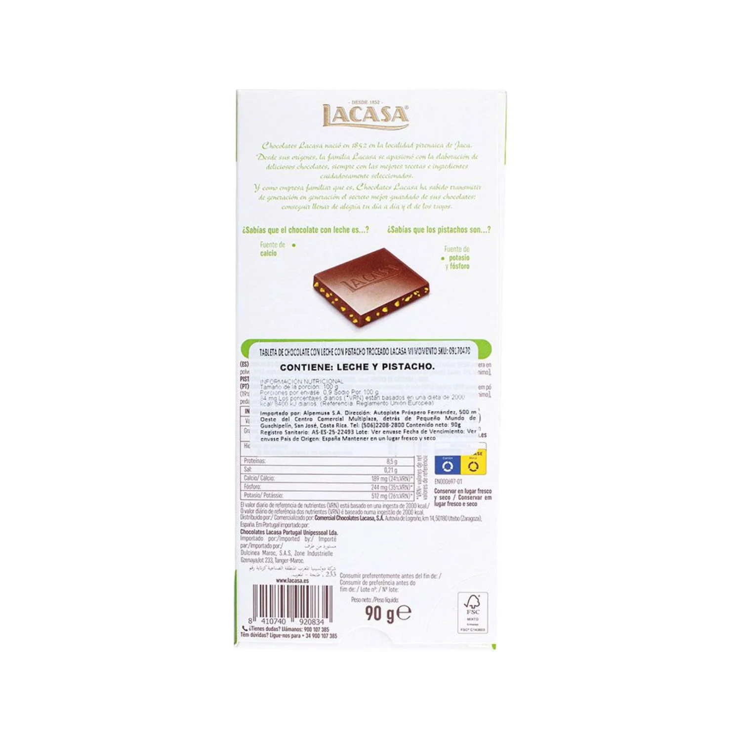 Barra de chocolate con leche y Pistachos la casa_03.jpg