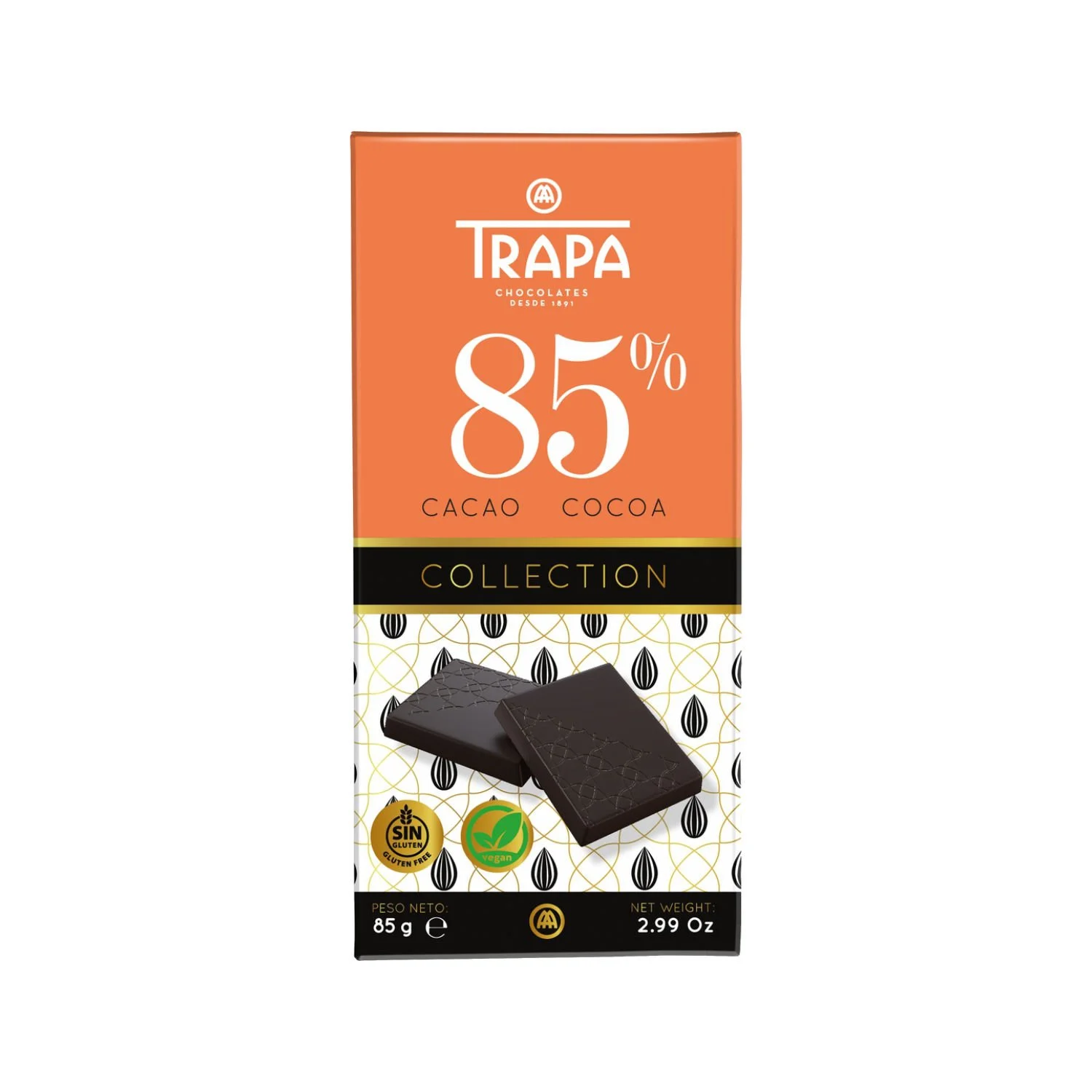 Chocolate oscuro 85% | Trapa