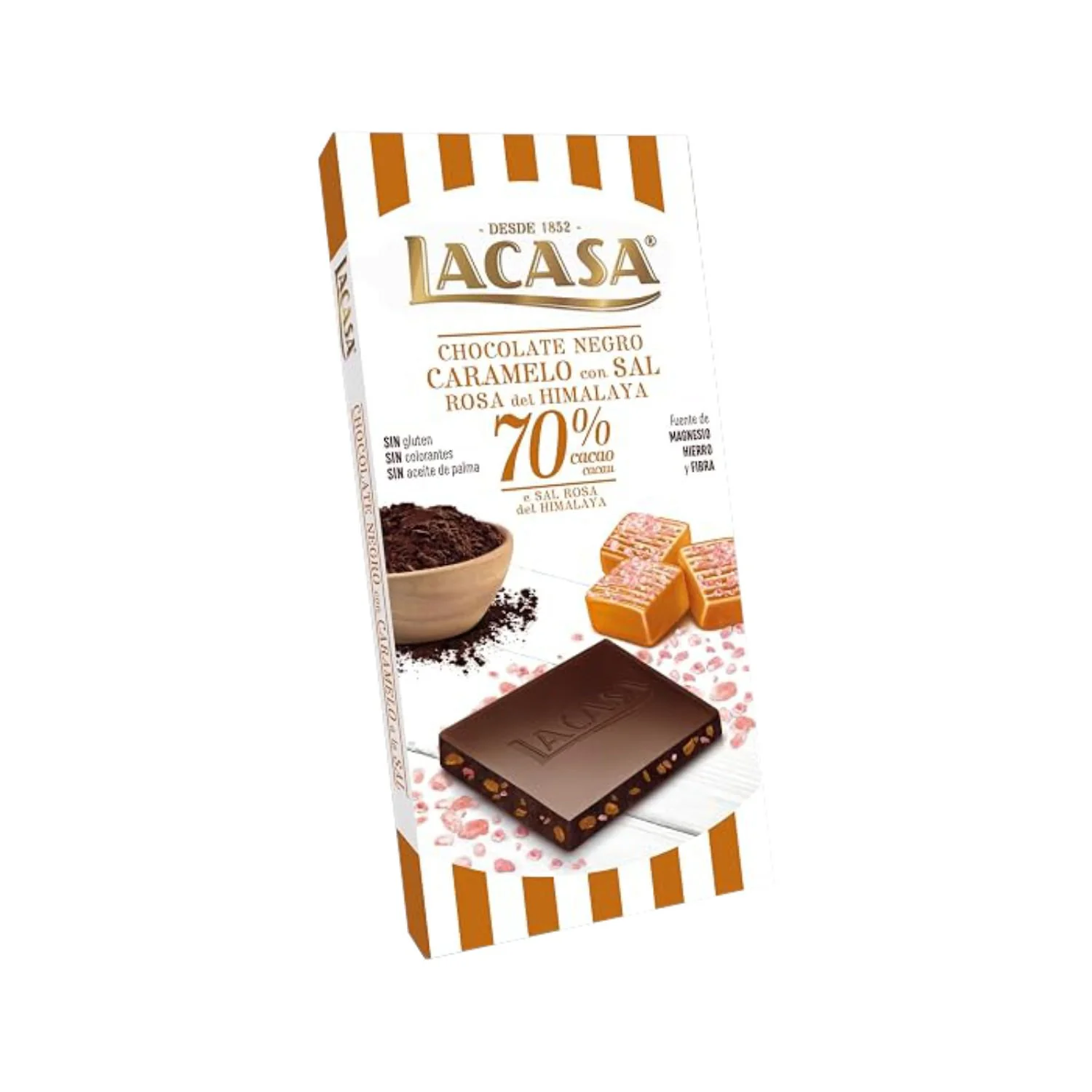 Chocolate negro caramelo y sal 	| La Casa